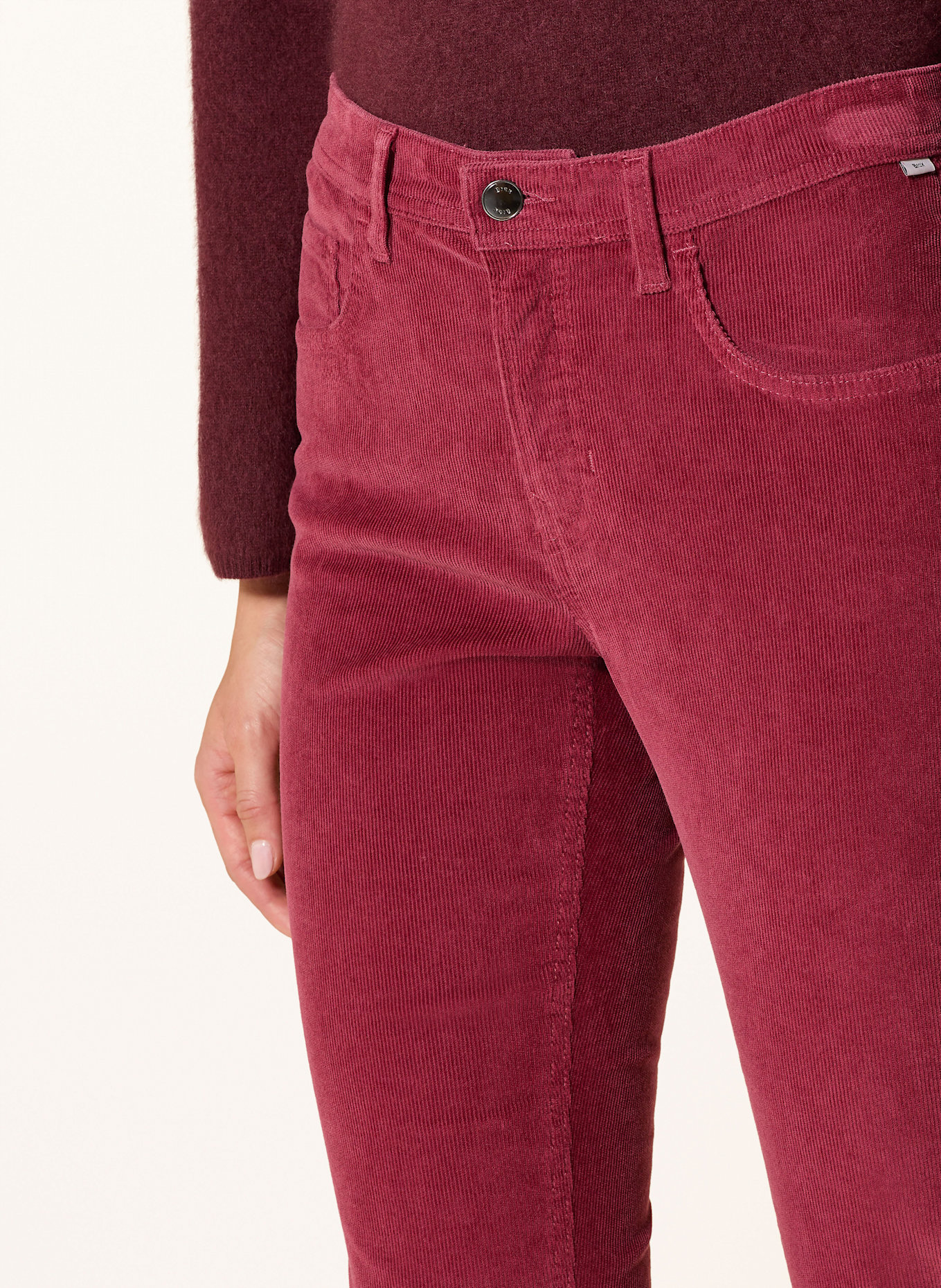 BRAX Cordhose MARY: DUNKELROT