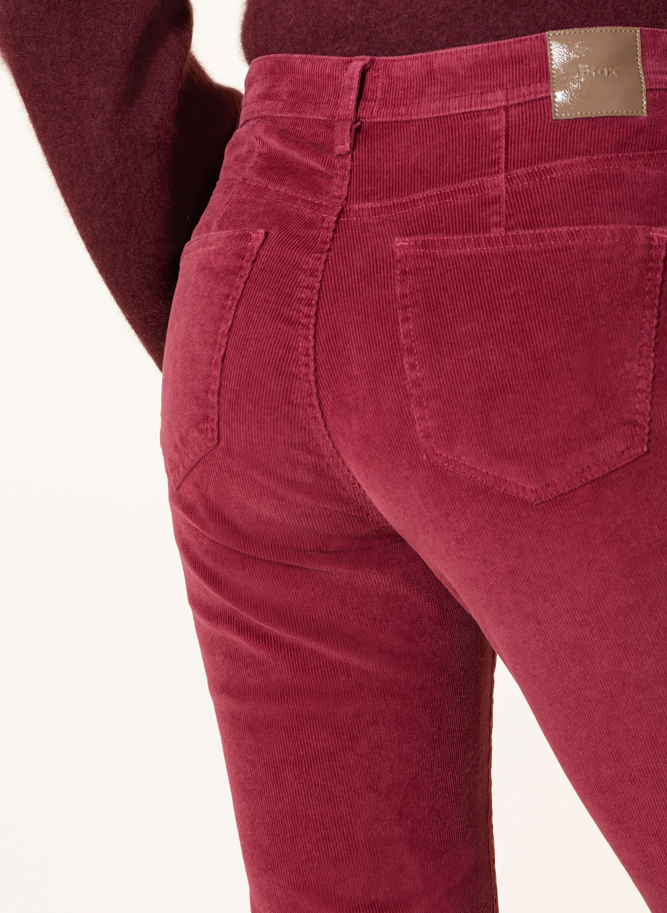 BRAX Cordhose MARY: DUNKELROT