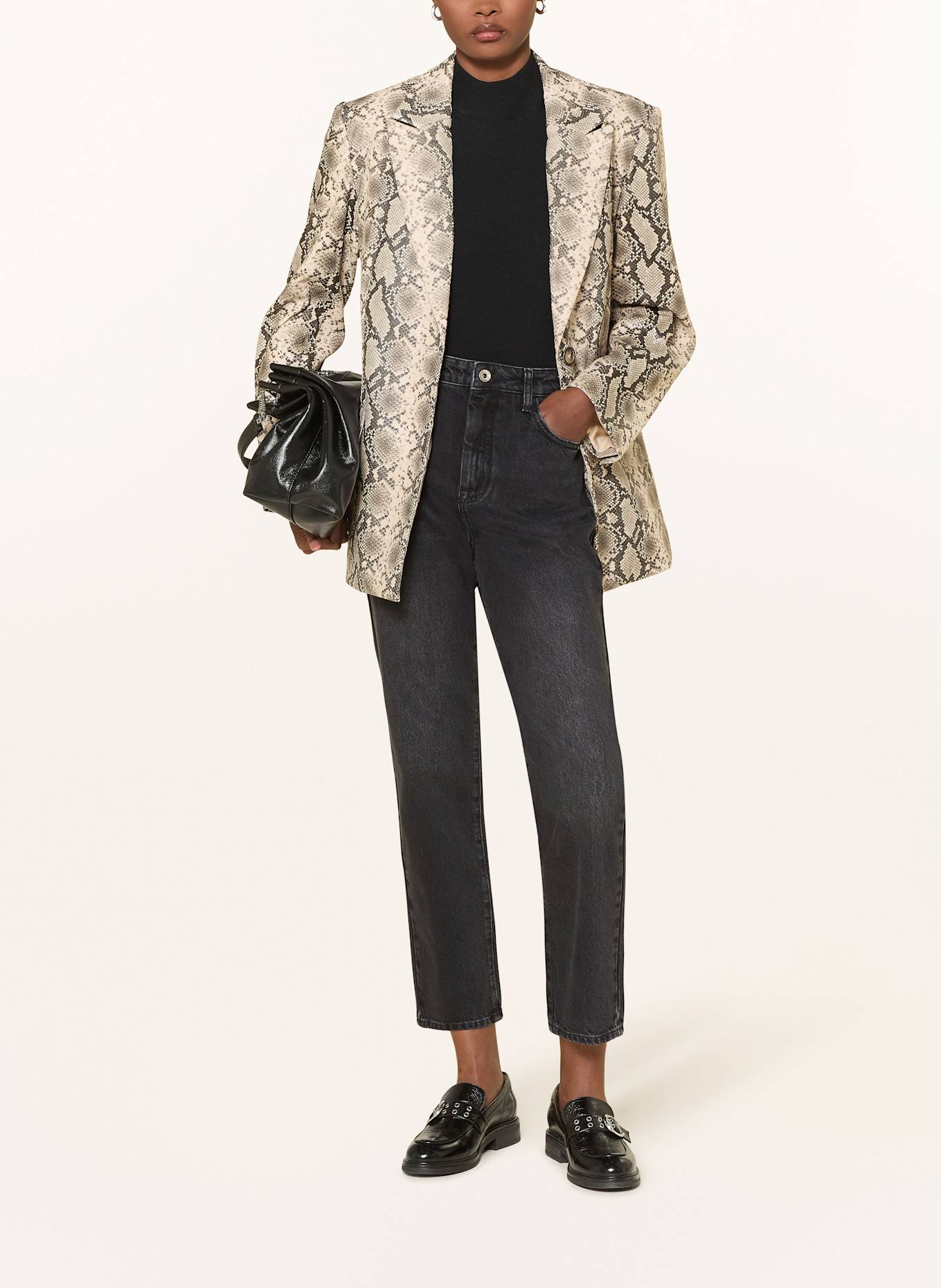 PATRIZIA PEPE 7/8-Jeans: K463 Black Wash