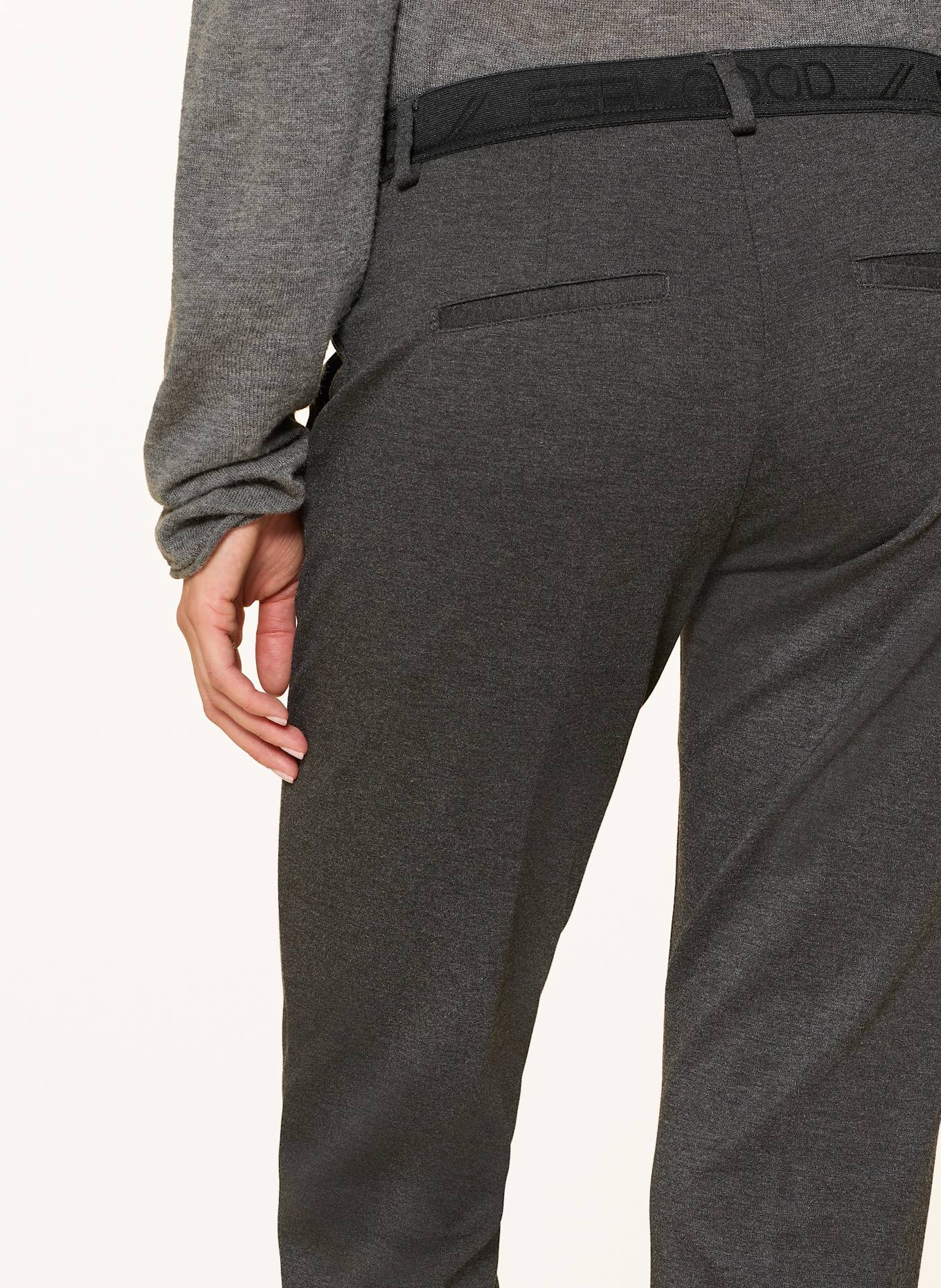 BRAX Jersey-Chino MARON: DUNKELGRAU