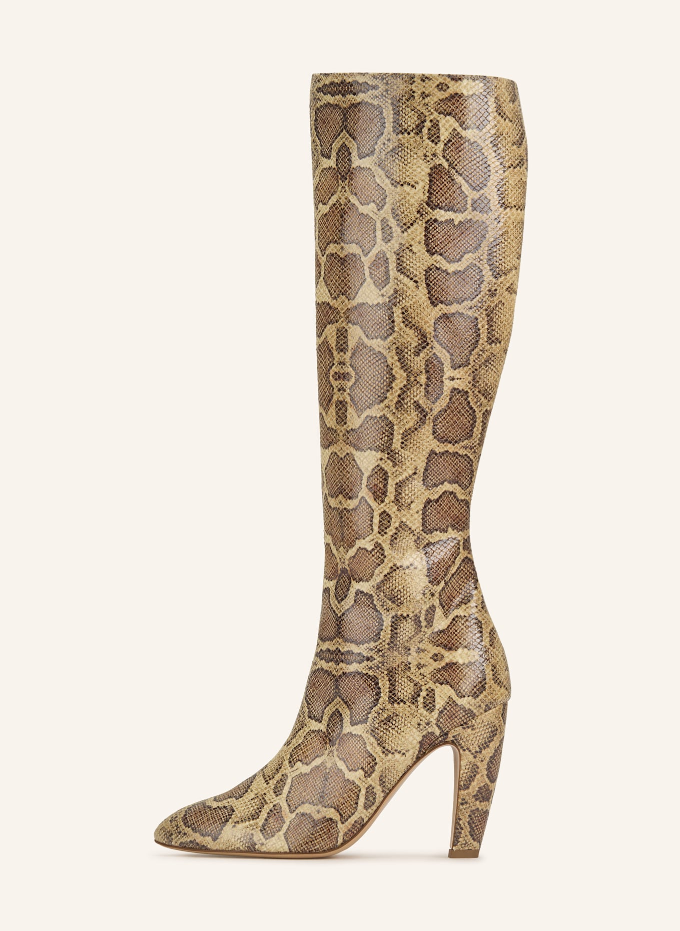 GIA BORGHINI Stiefel: GELB / SCHWARZ