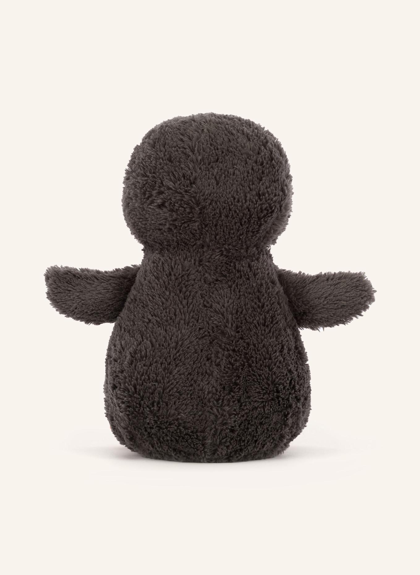Jellycat Peluche PEANUT PENGUIN MEDIUM: GRIS FONCÉ / ÉCRU / ORANGE
