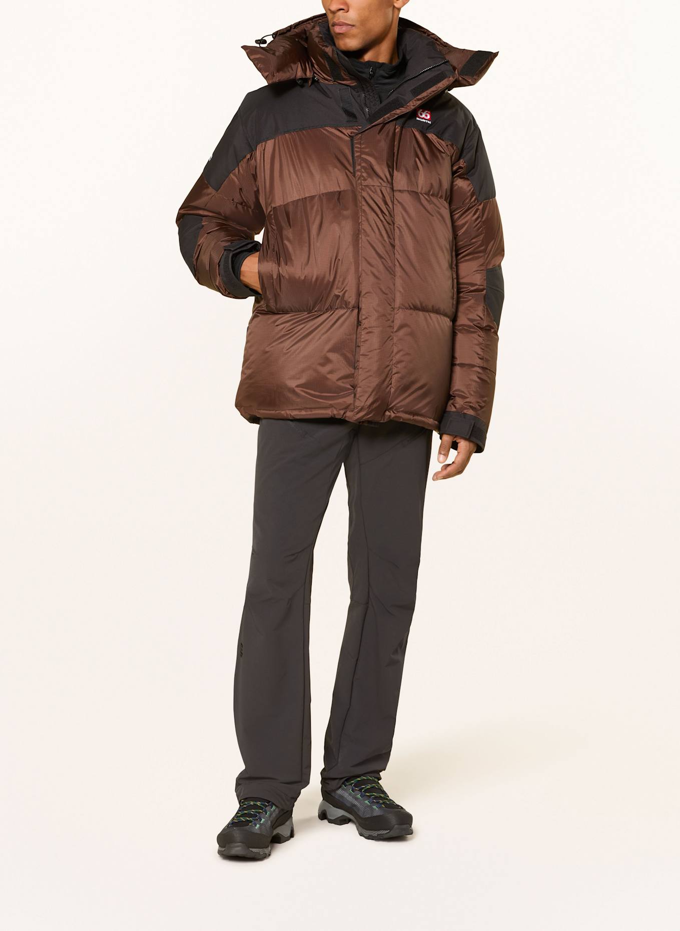 66°NORTH Daunenjacke TINDUR: BRAUN / SCHWARZ