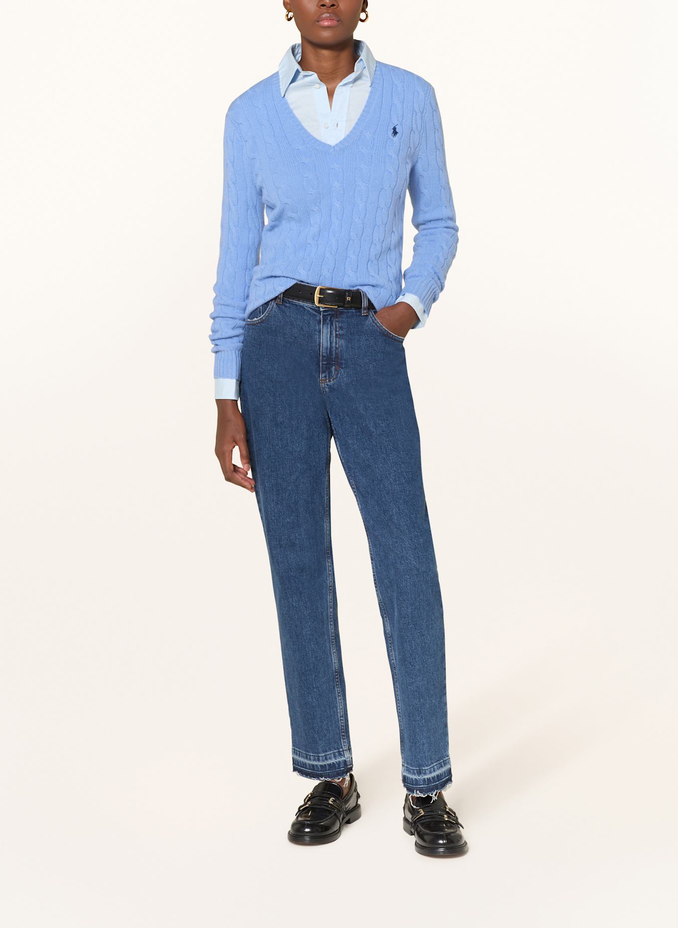 POLO RALPH LAUREN Pullover: HELLBLAU