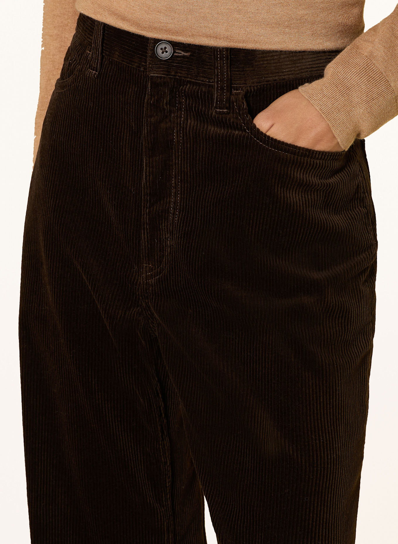 POLO RALPH LAUREN Cordhose: DUNKELBRAUN