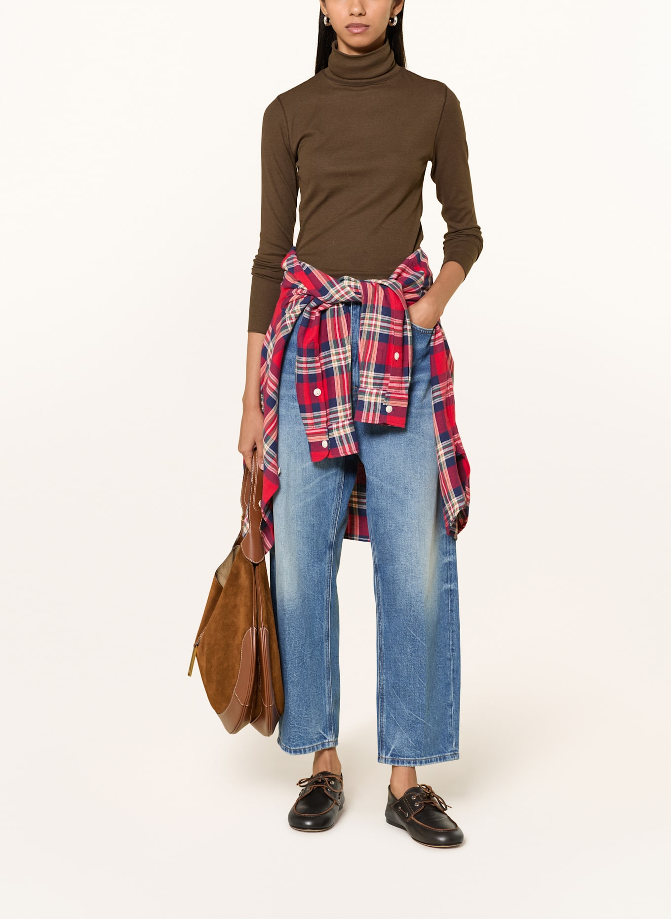 POLO RALPH LAUREN Rollkragenpullover: BRAUN