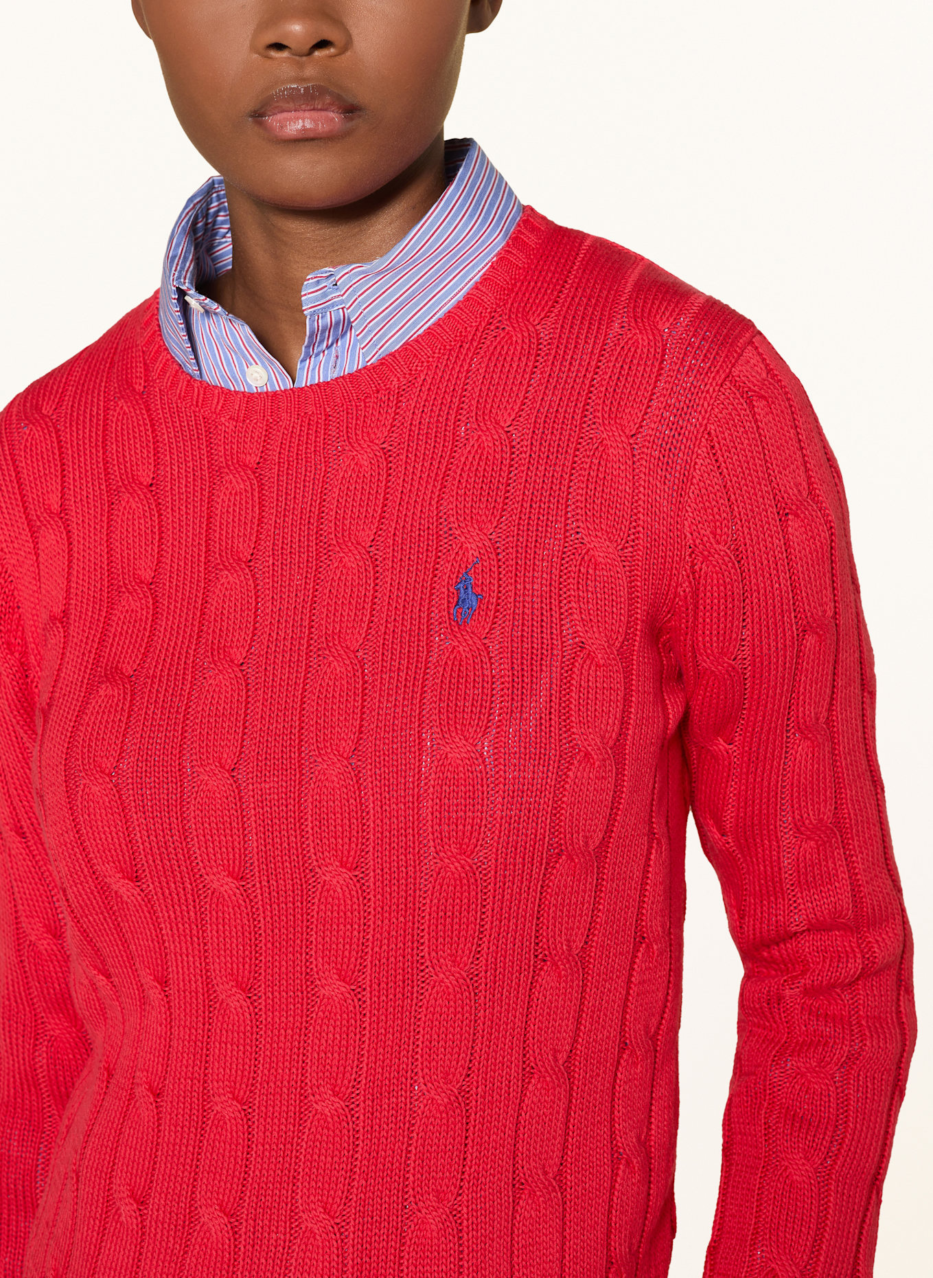 POLO RALPH LAUREN Pullover: ROT