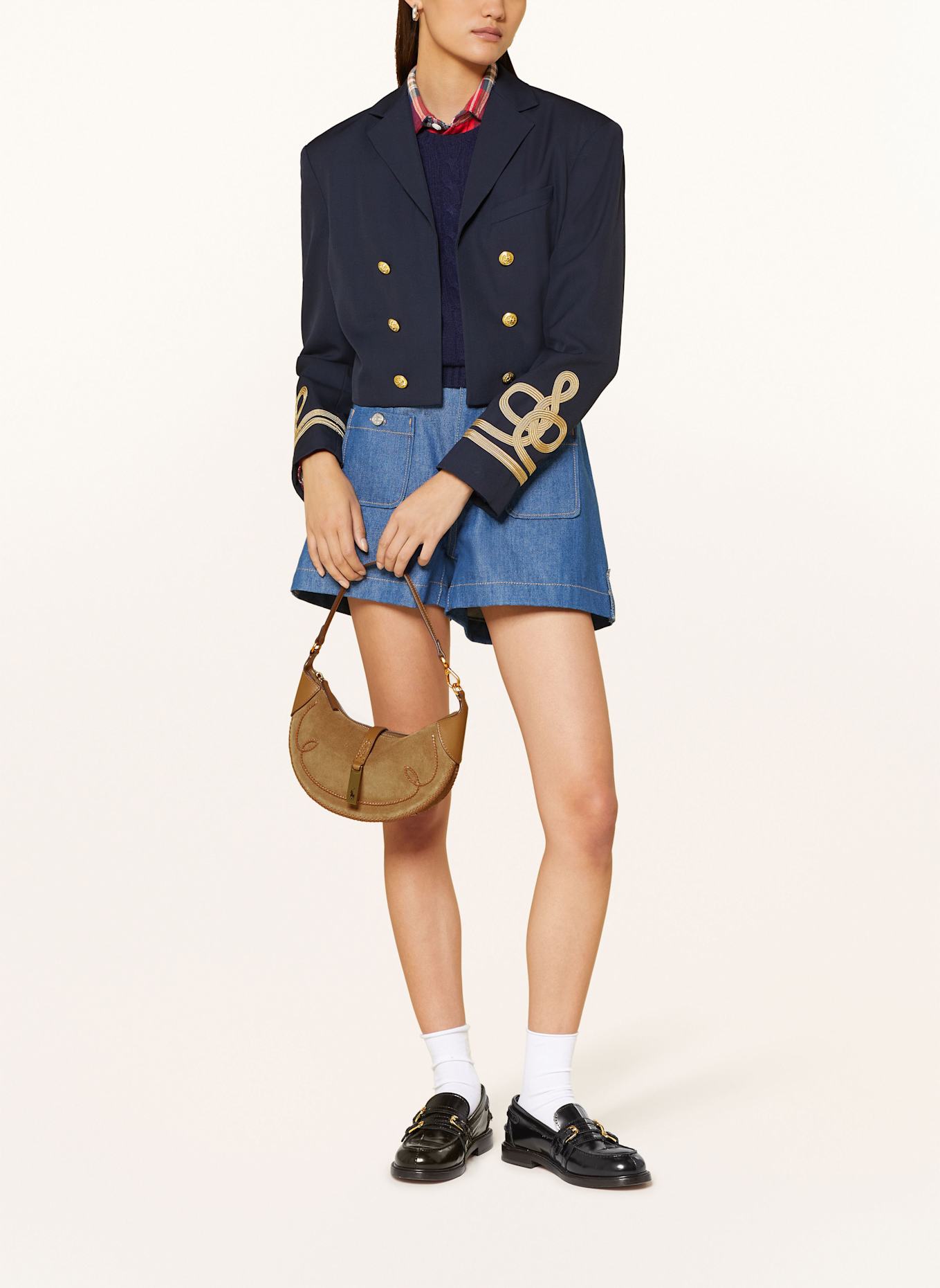 POLO RALPH LAUREN Handtasche POLO ID: CAMEL / COGNAC