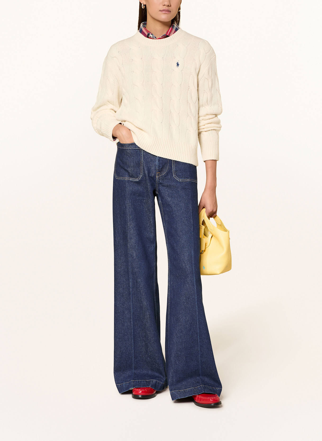 POLO RALPH LAUREN Pullover: ECRU