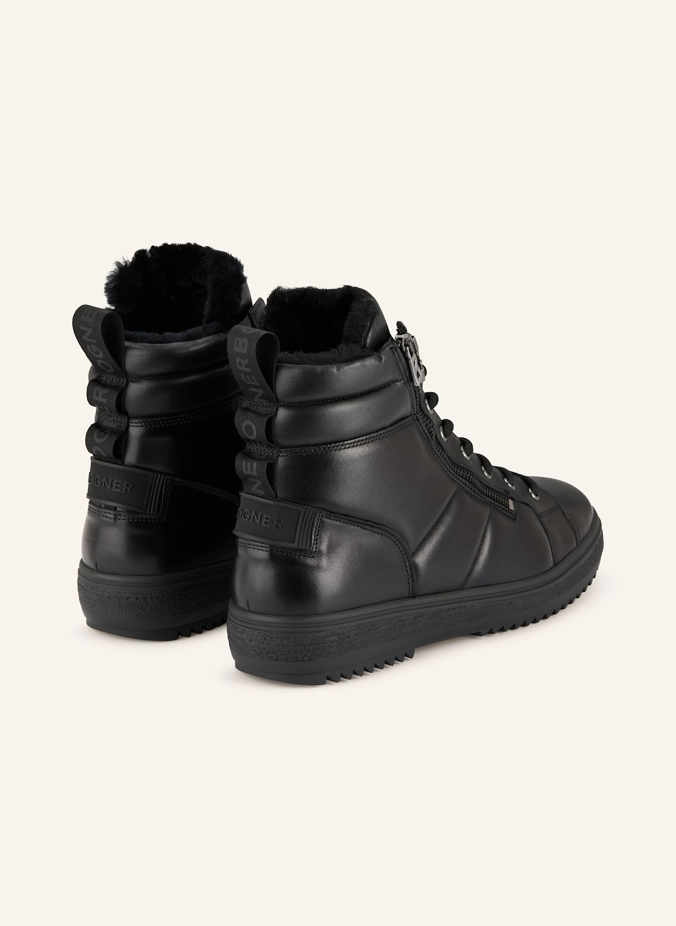 BOGNER Hightop-Sneaker ANCHORAGE: SCHWARZ