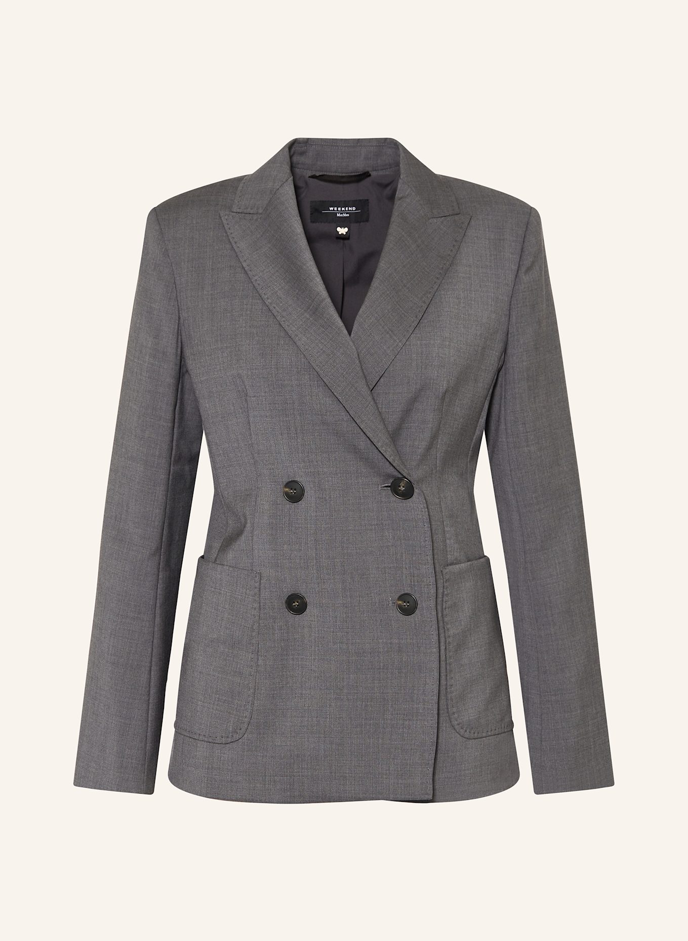 WEEKEND Max Mara Blazer ORNATI: GRAU