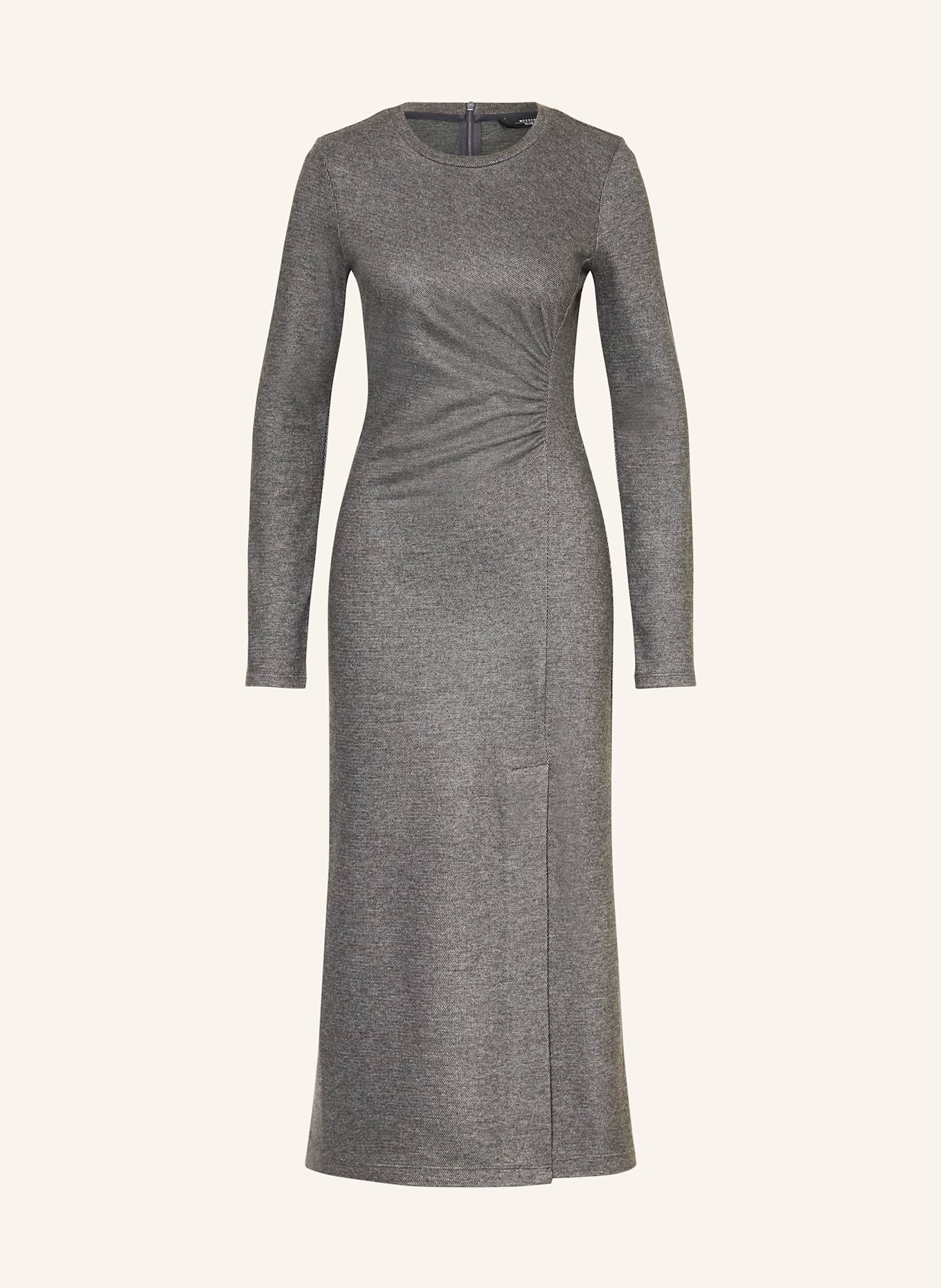 WEEKEND Max Mara Robe en jersey DECANO: GRIS FONCÉ