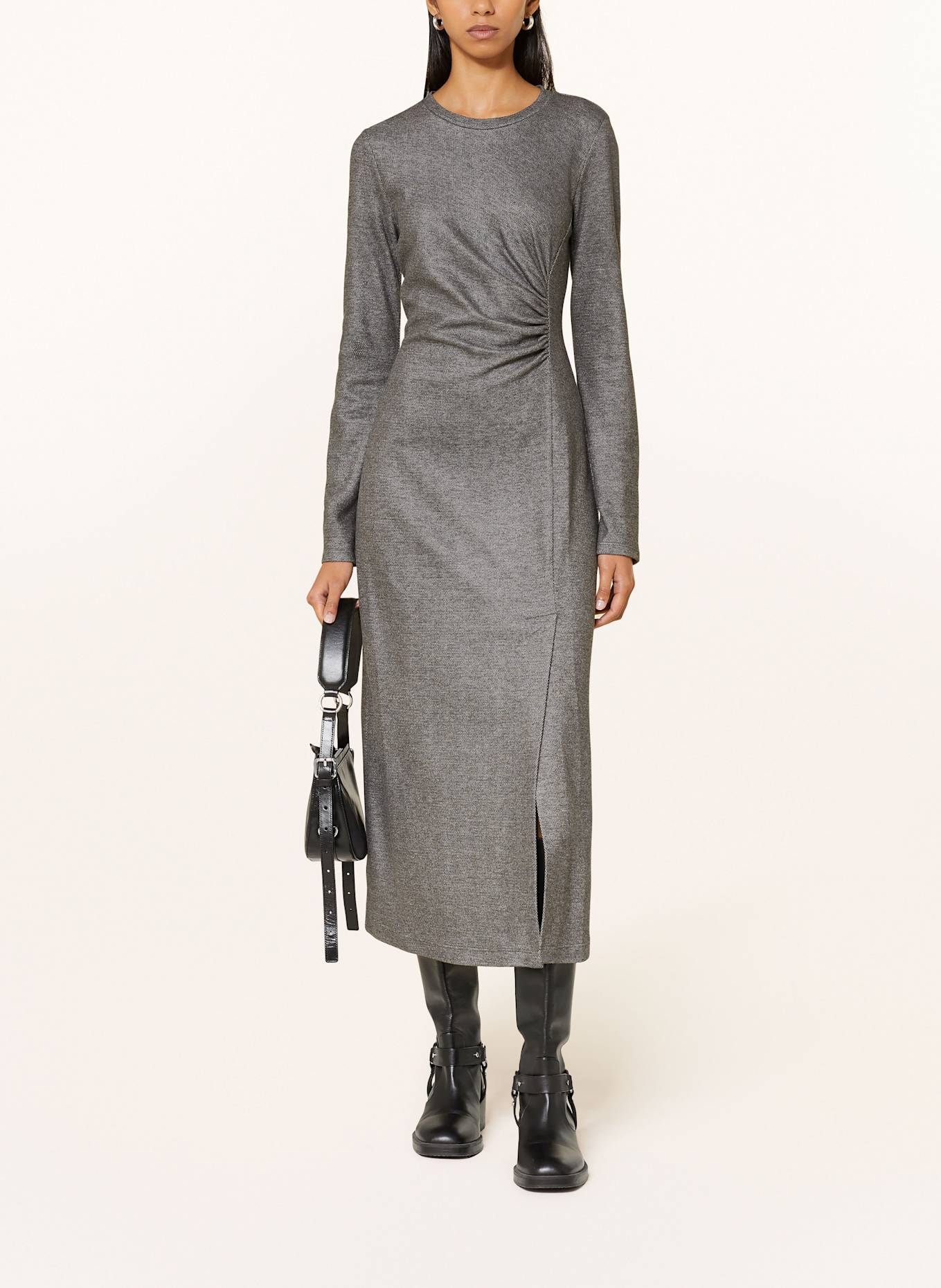WEEKEND Max Mara Robe en jersey DECANO: GRIS FONCÉ