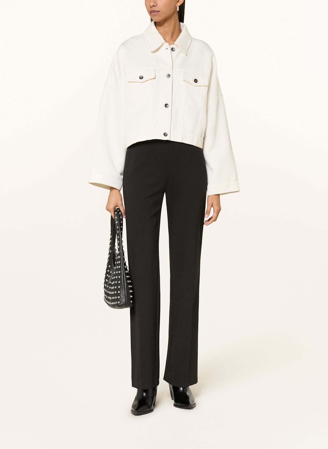 DRYKORN Kastenjacke HOLBROOKS aus Cord: ECRU