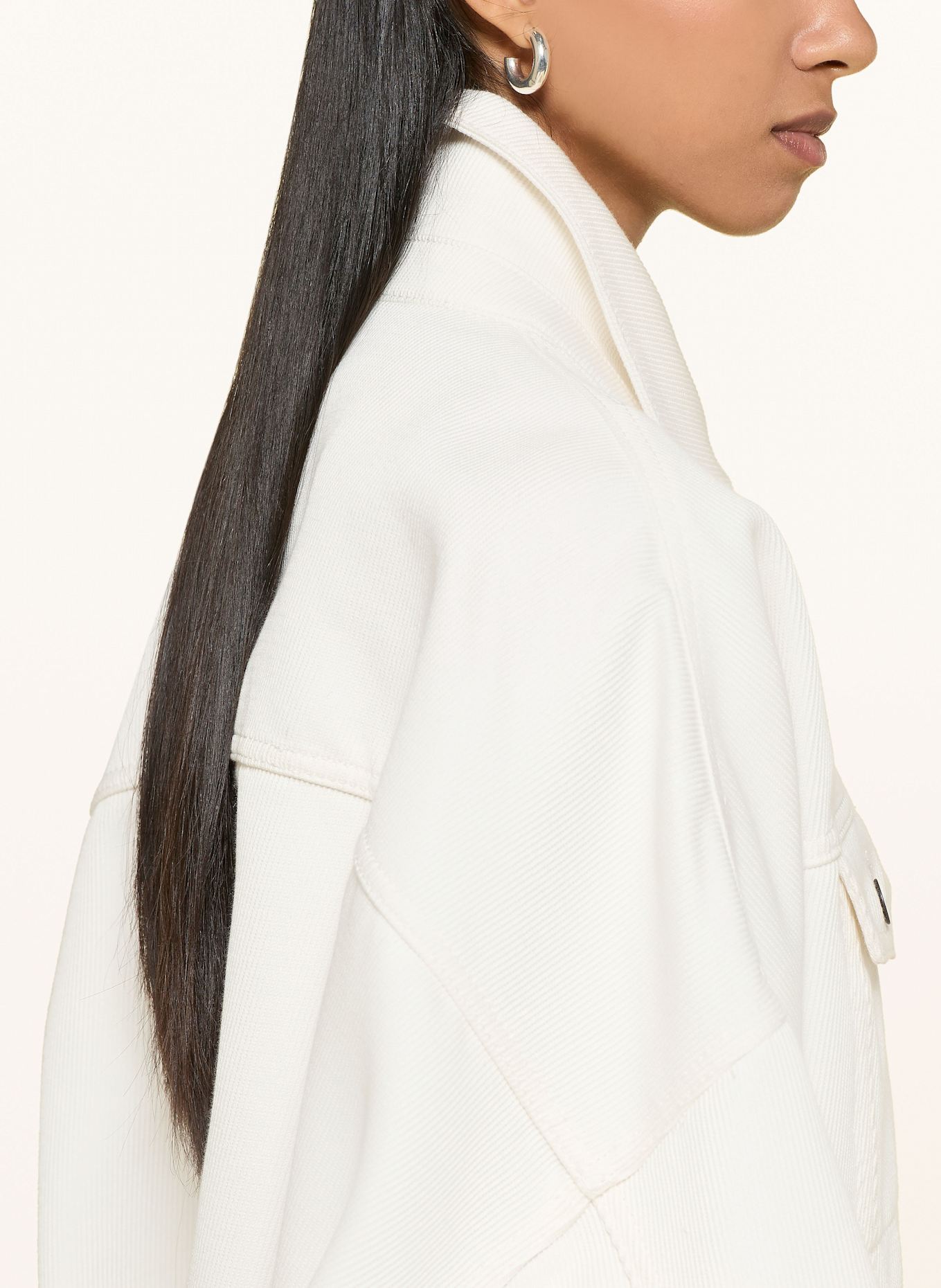 DRYKORN Kastenjacke HOLBROOKS aus Cord: ECRU