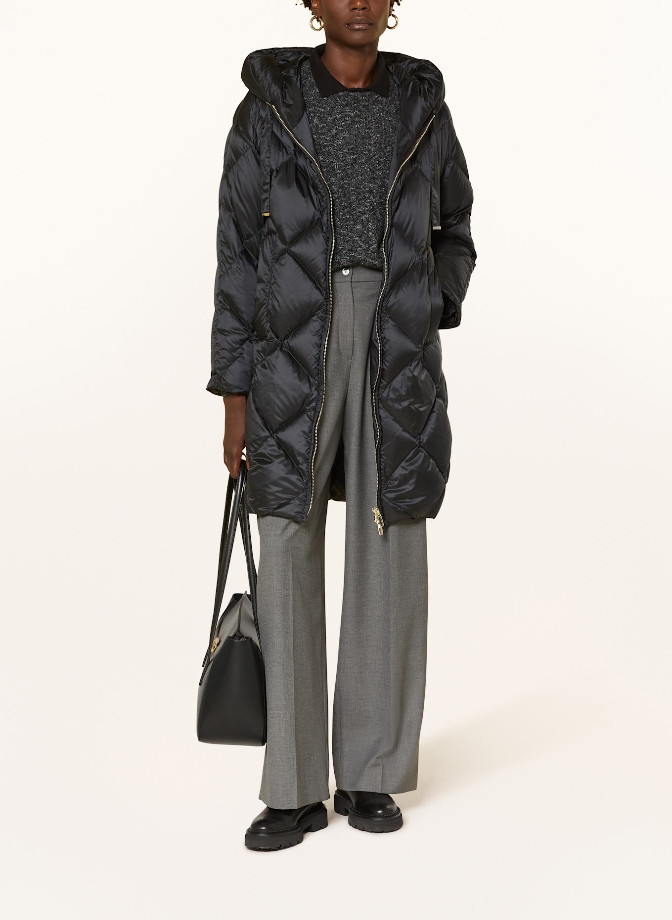 Max Mara The Cube Daunenmantel TREFE: SCHWARZ