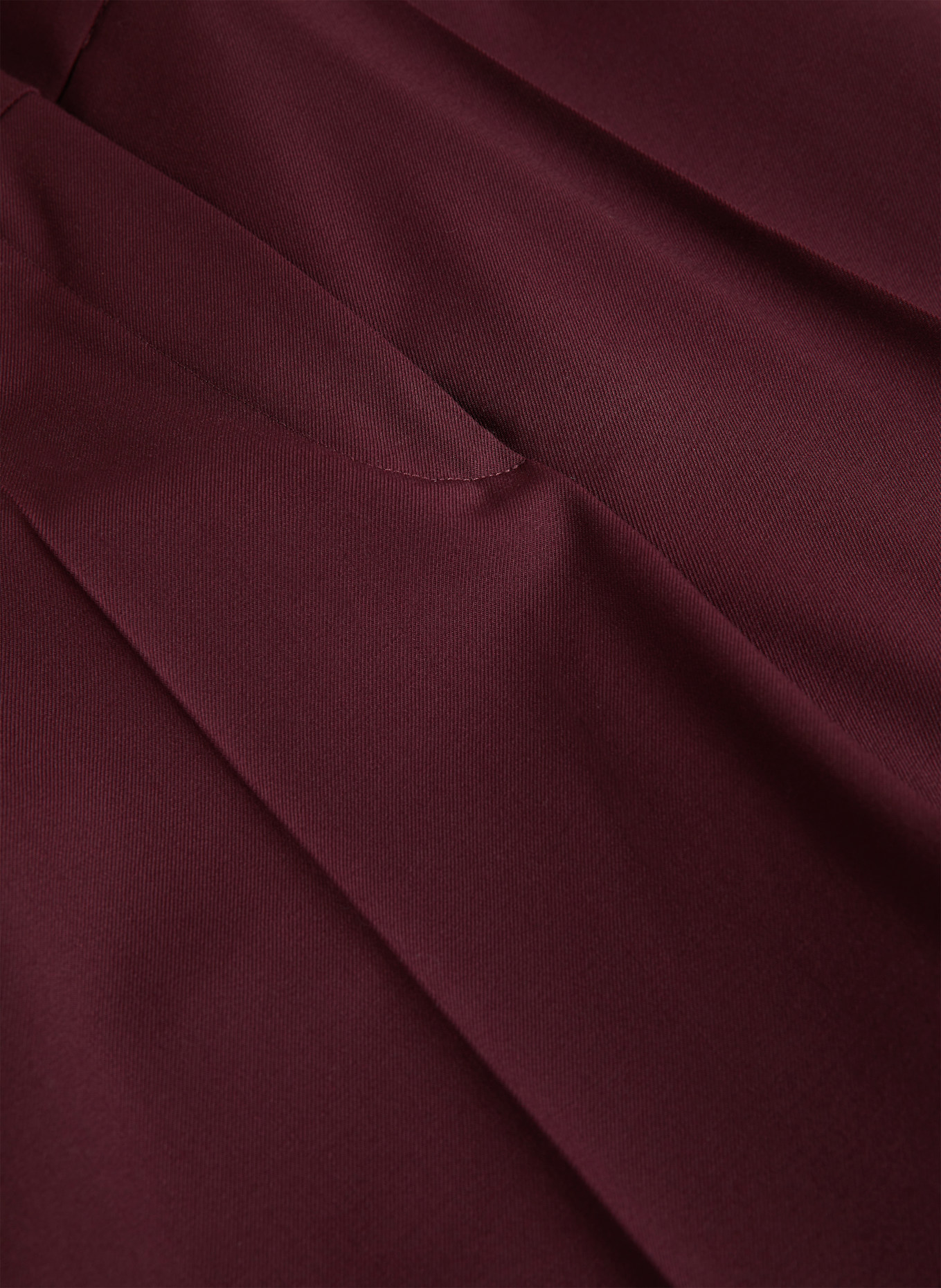 SPORTMAX Pantalon marinière FEBE: ROUGE FONCÉ