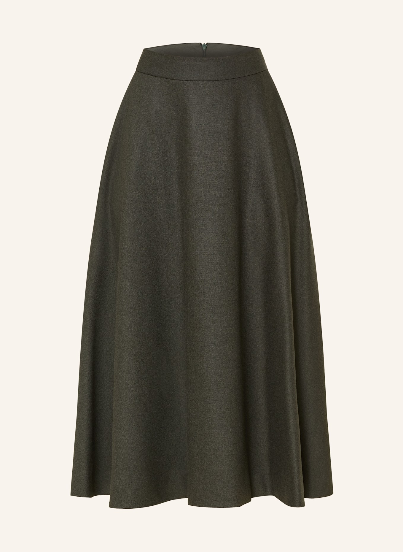 S Max Mara Flanellrock BETULLA: DUNKELGRÜN