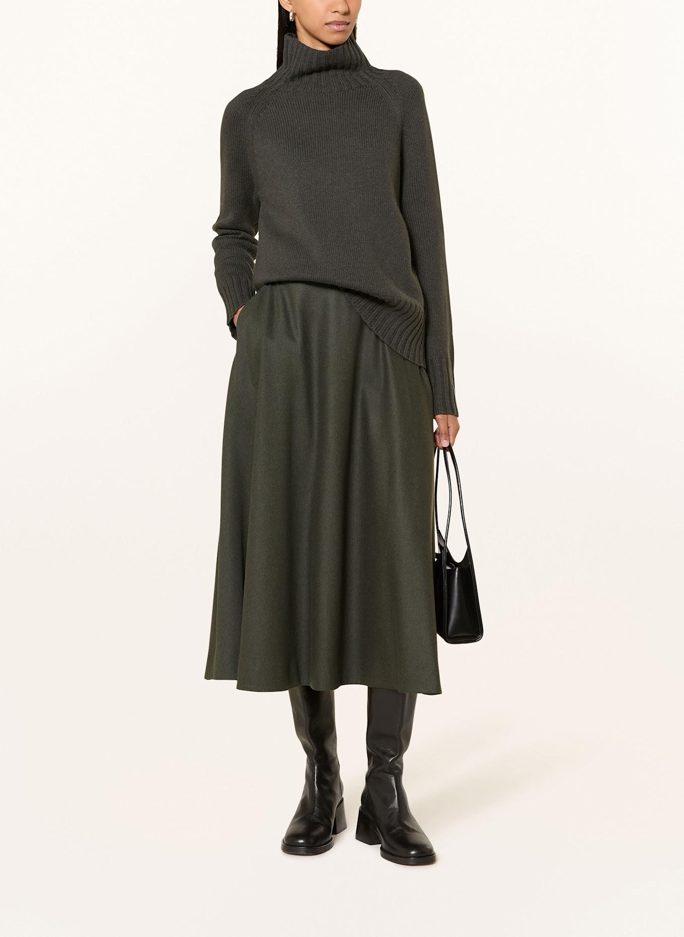 S Max Mara Flanellrock BETULLA: DUNKELGRÜN