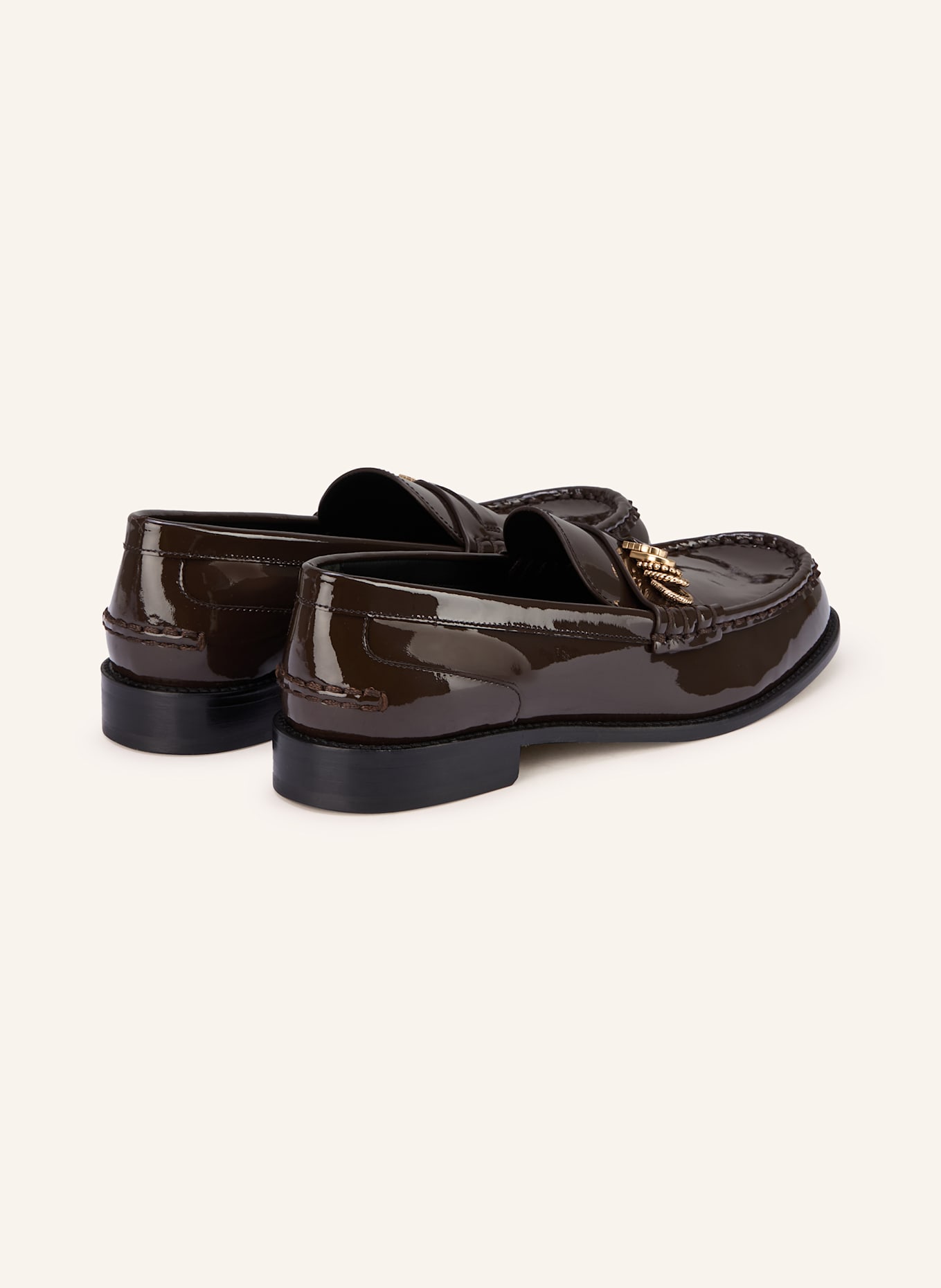 DOROTHEE SCHUMACHER Lack-Loafer GLOSSY: DUNKELBRAUN