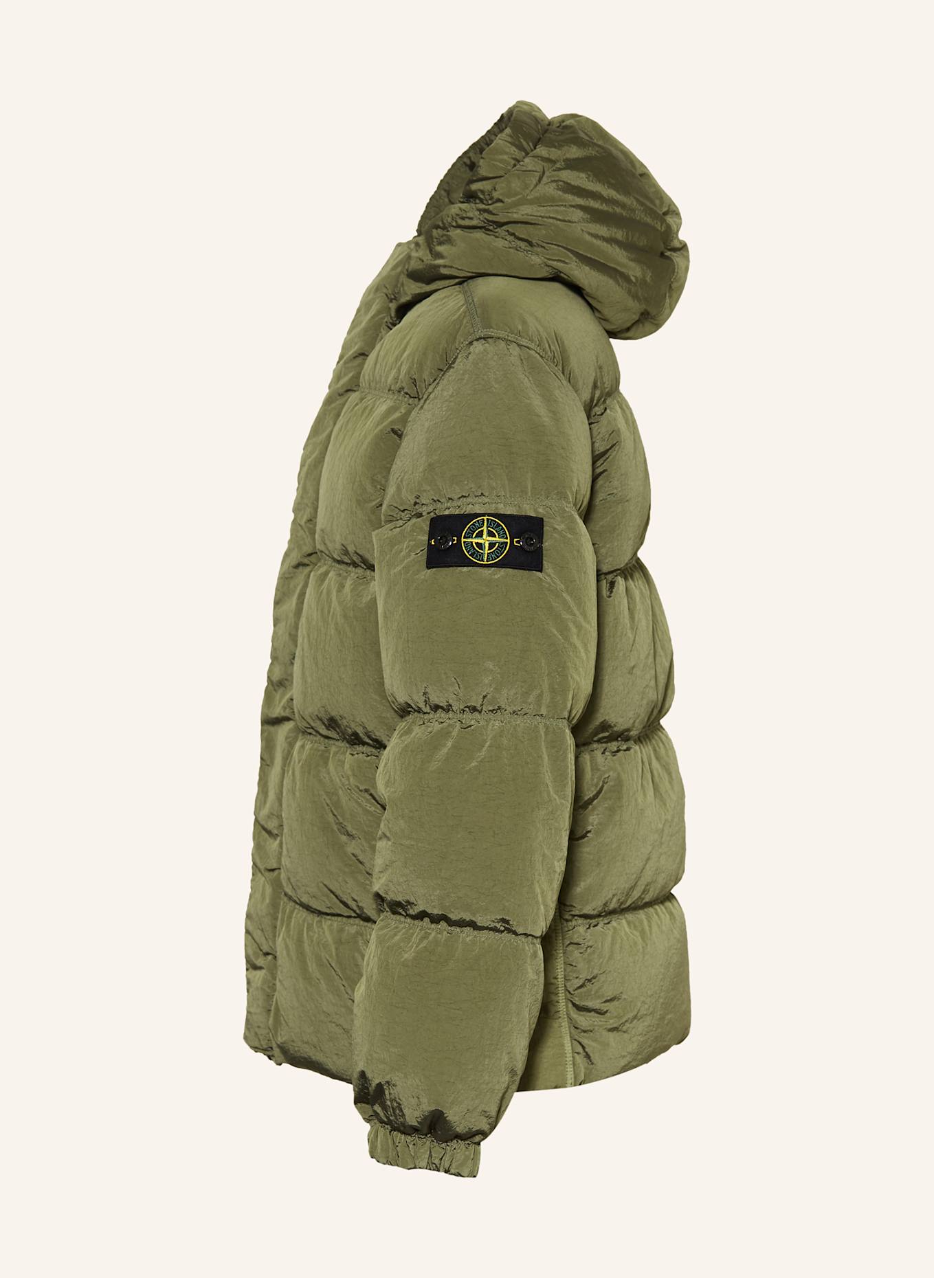 STONE ISLAND JUNIOR Daunenjacke: GRÜN
