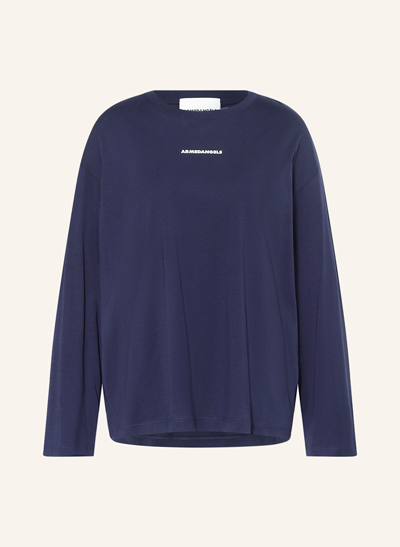 ARMEDANGELS Longsleeve FIETAA: DUNKELBLAU