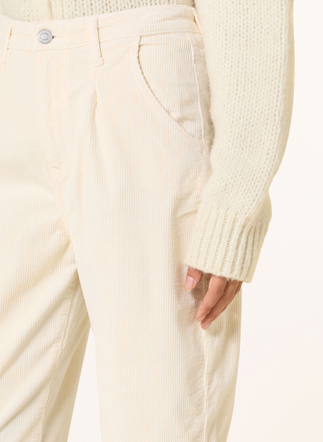 mavi Cordhose LAURA: ECRU