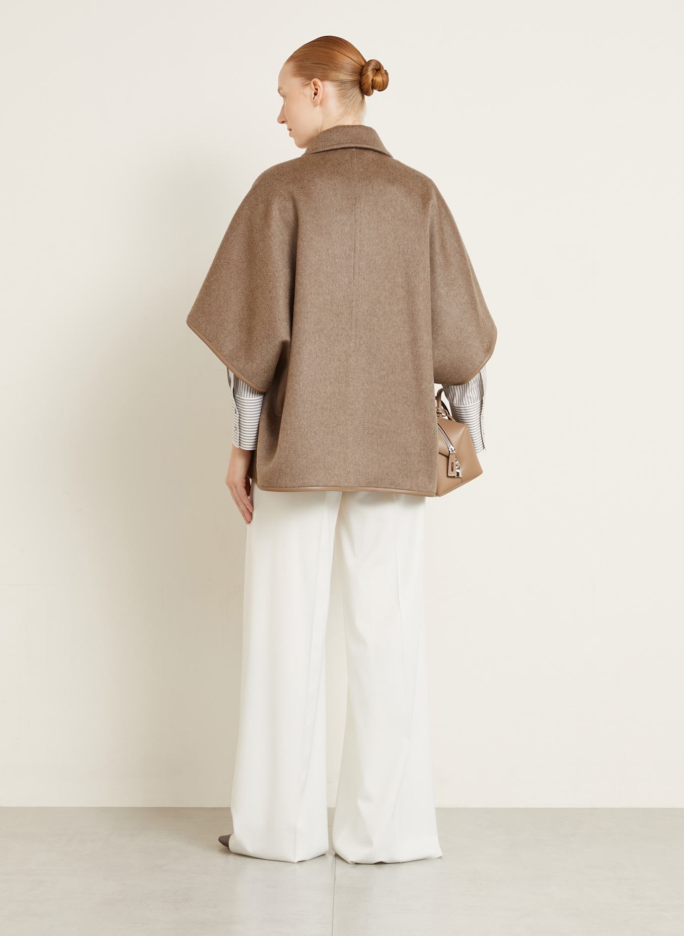Max Mara Cashmere-Cape CORSARO: HELLBRAUN