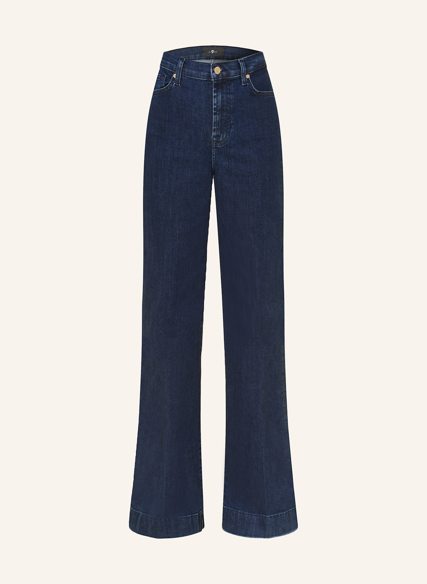 7 Textured Abstract Dress Ivory Jean évasé MODERN DOJO: 1NV Classical