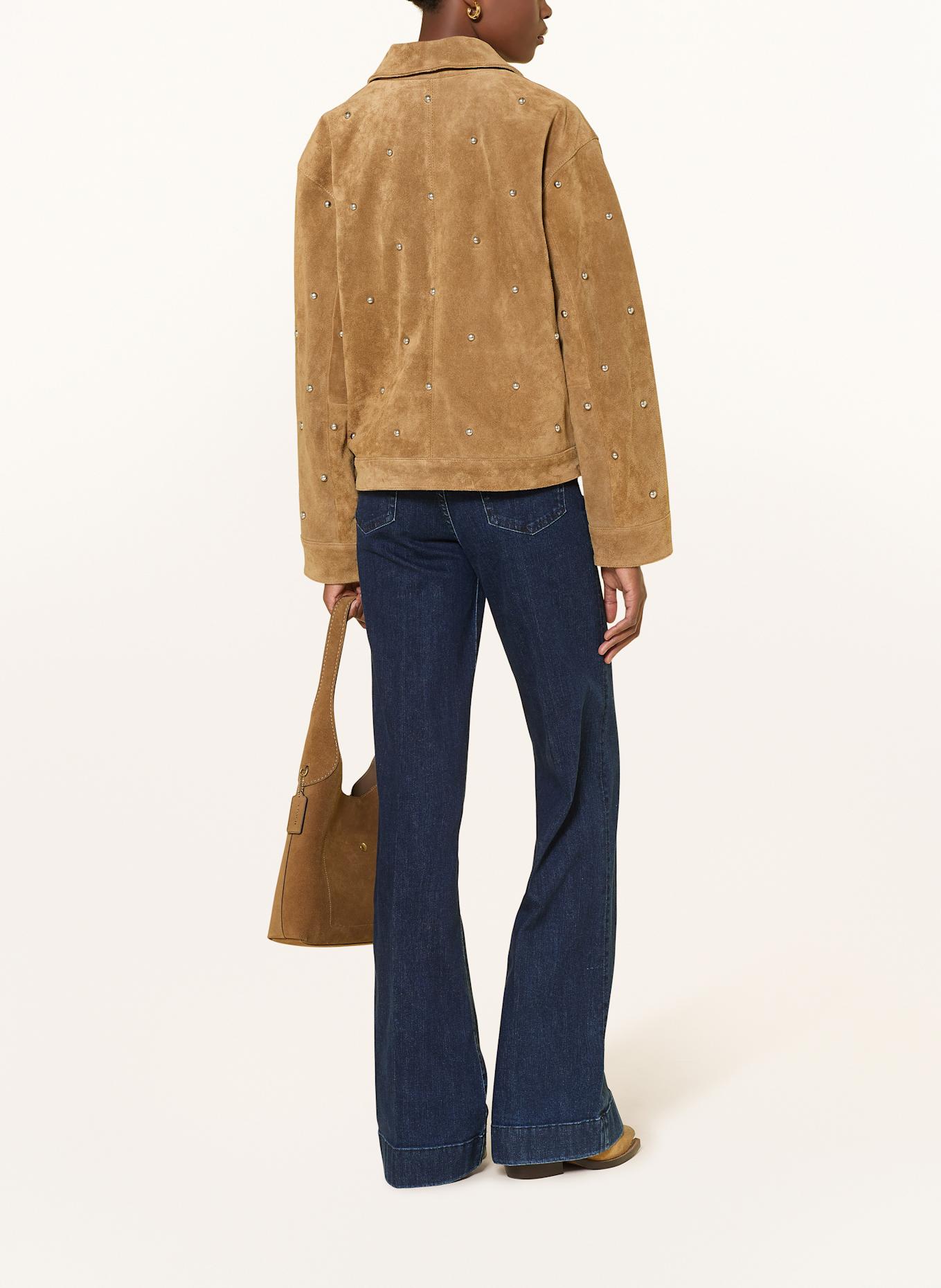 7 Textured Abstract Dress Ivory Jean évasé MODERN DOJO: 1NV Classical