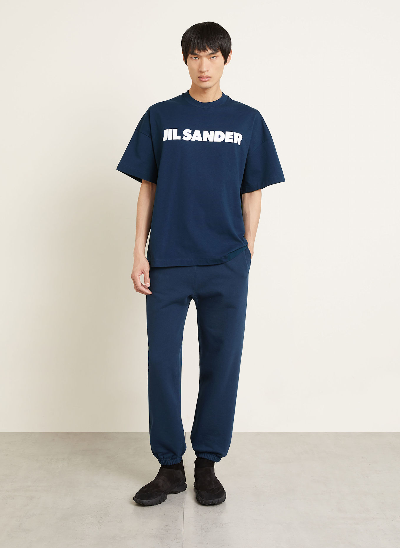 JIL SANDER T-Shirt: DUNKELBLAU
