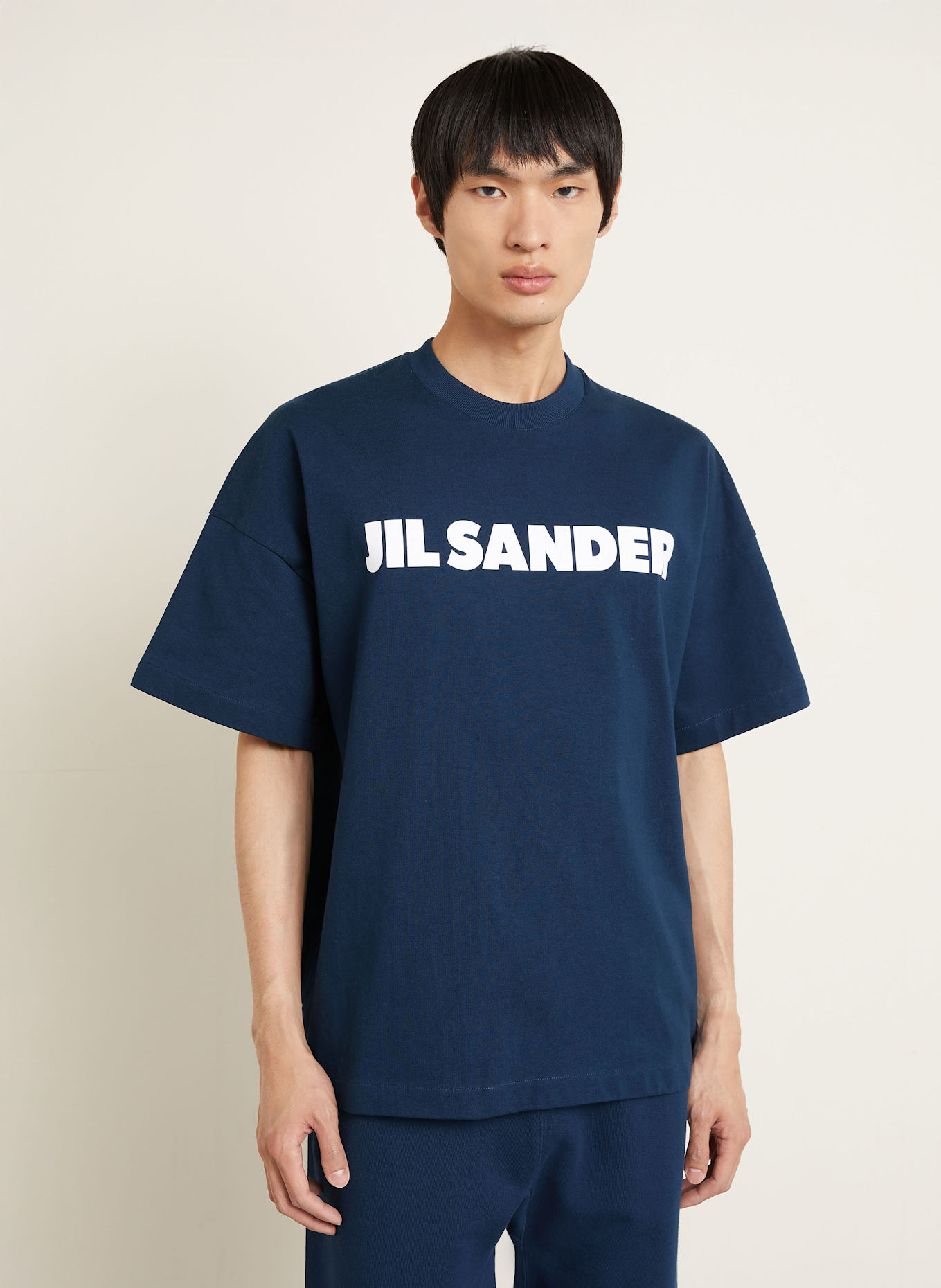 JIL SANDER T-Shirt: DUNKELBLAU