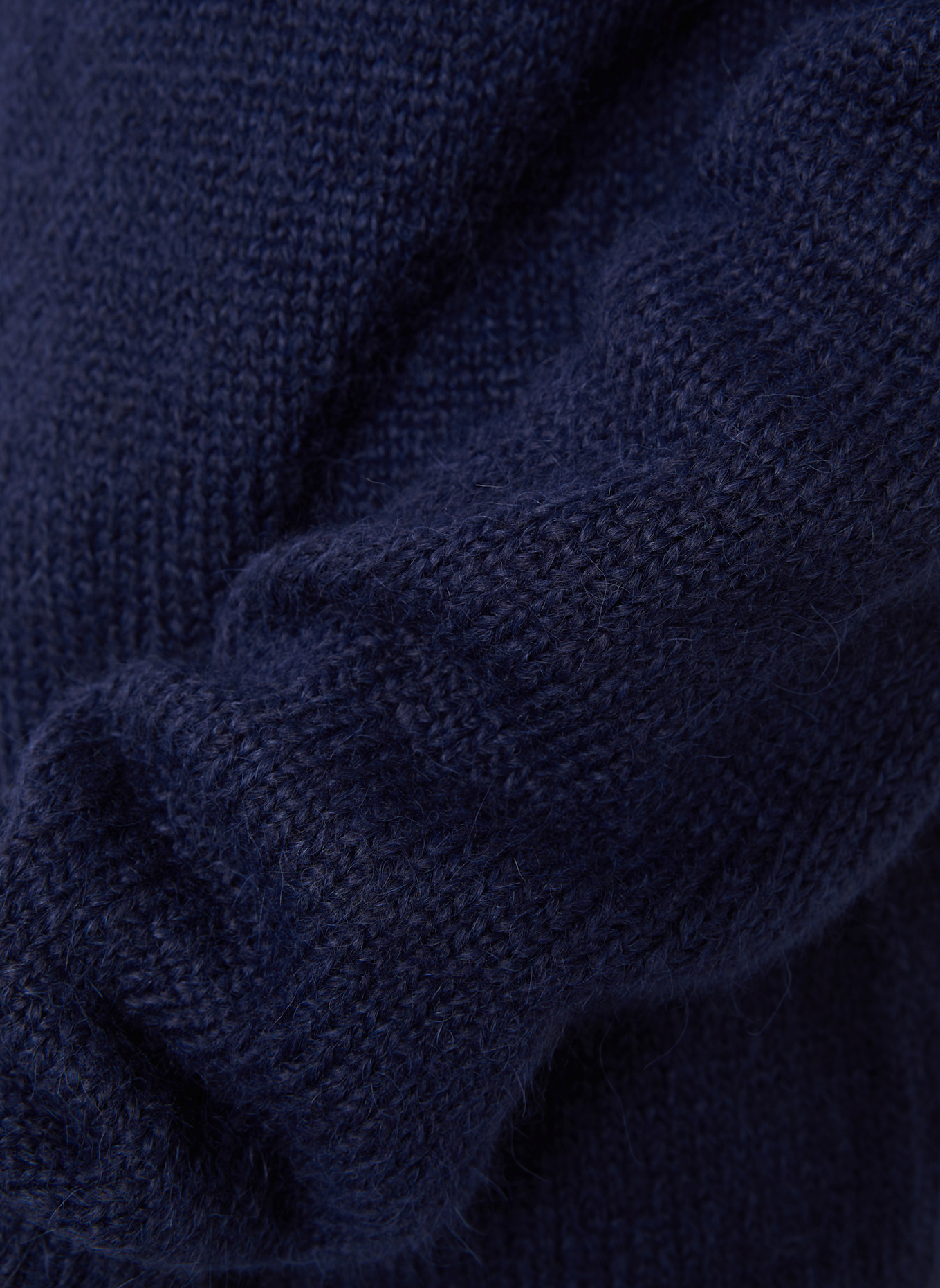 JIL SANDER Alpaca sweater: DARK BLUE