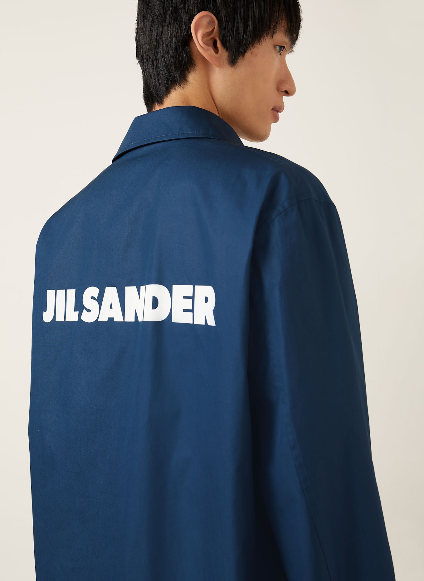 JIL SANDER Overshirt: BLUE