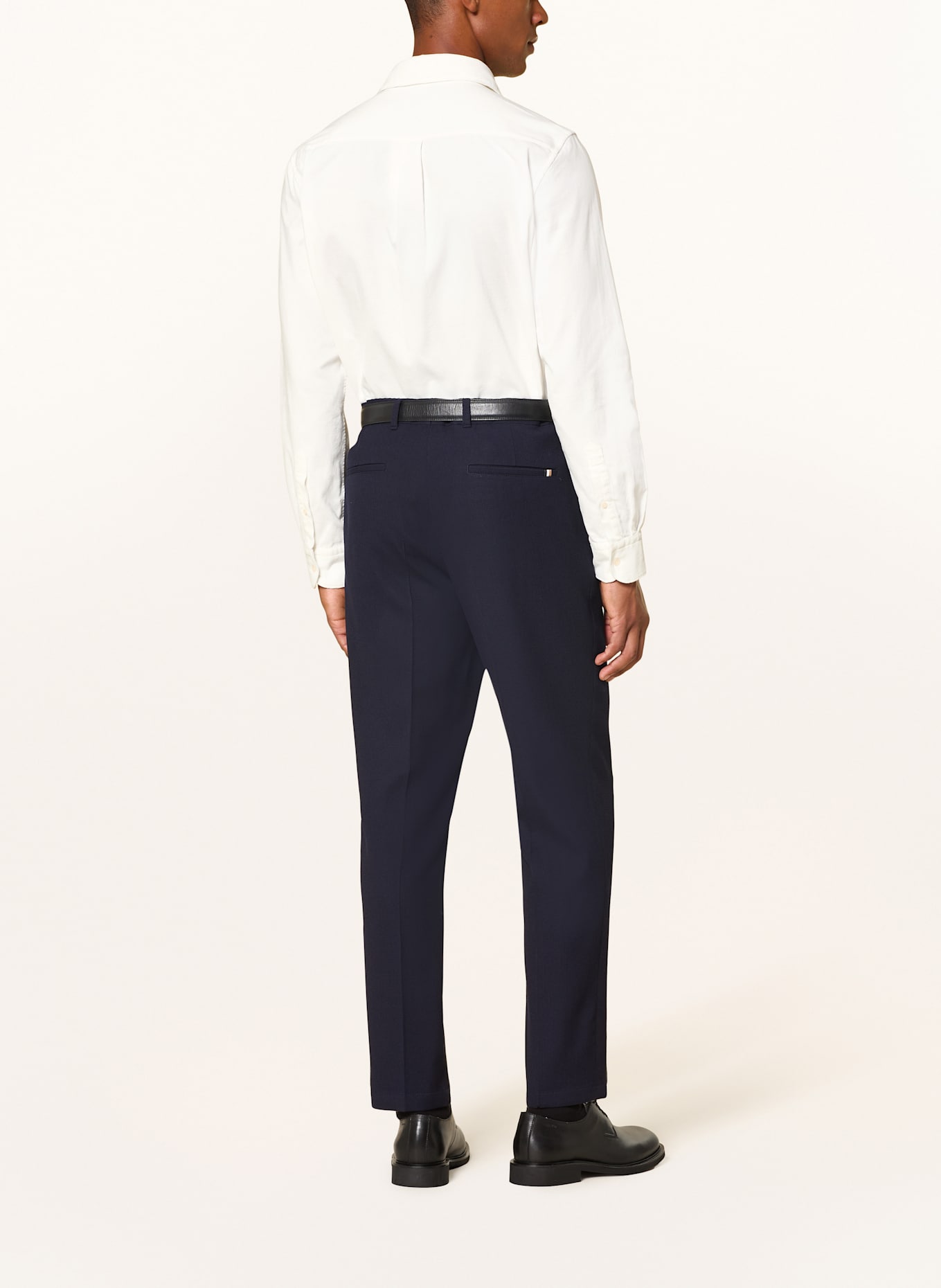 PROFUOMO Koszula sztruksowa relaxed fit: BIAŁY