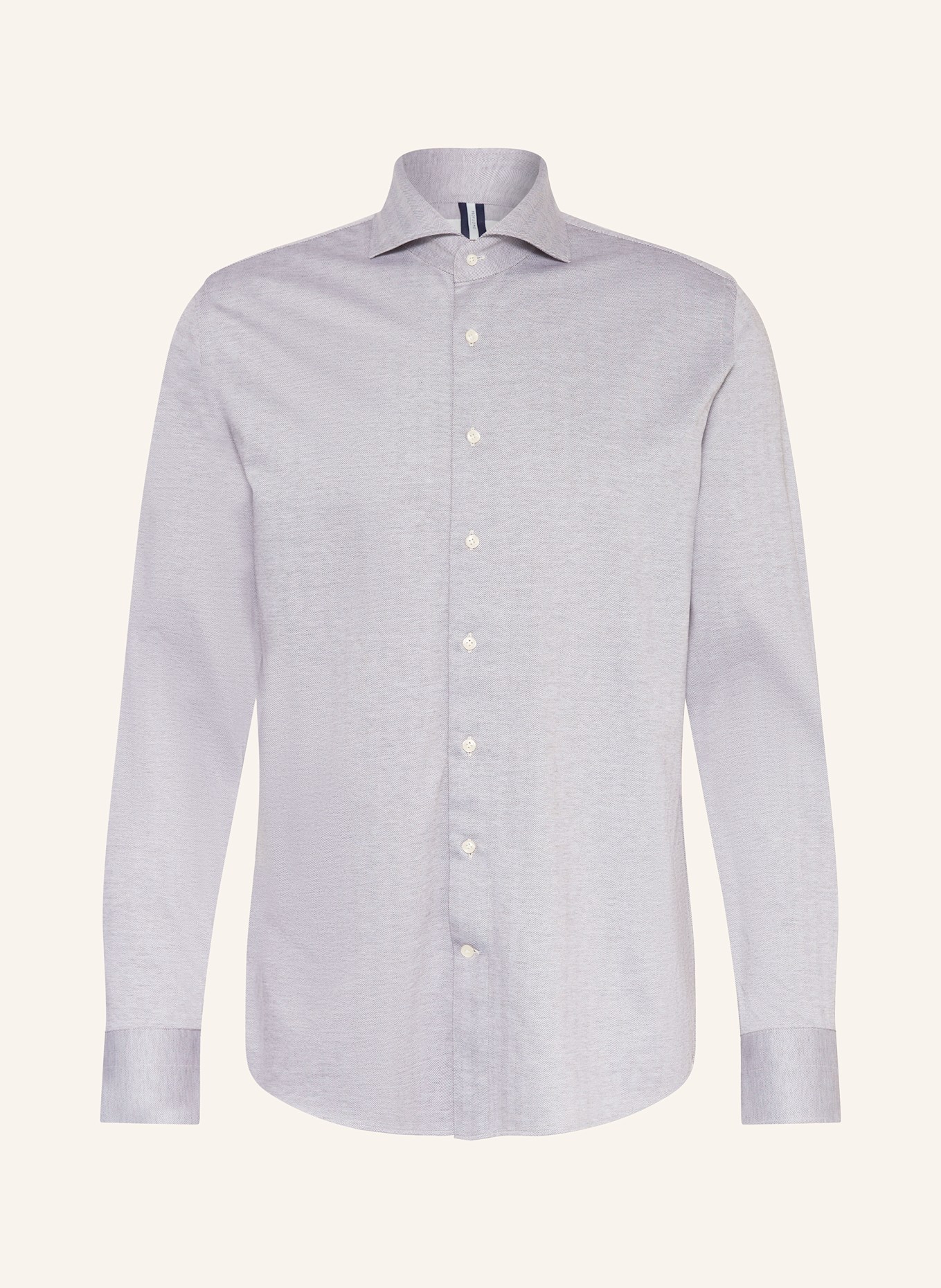 PROFUOMO Jerseyhemd Regular Fit: BRAUN