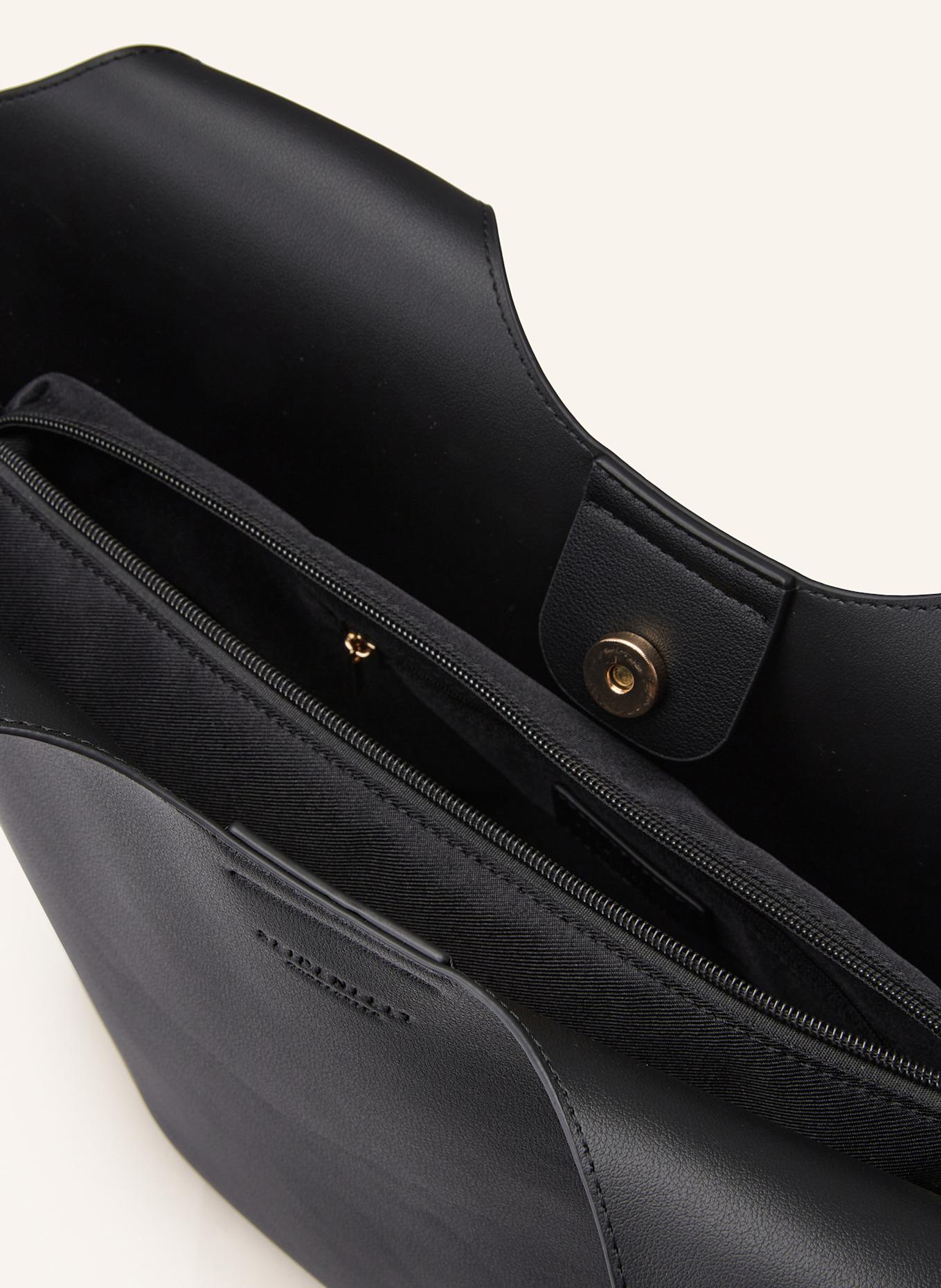 SEIDENFELT NELMA shopper with pouch: BLACK