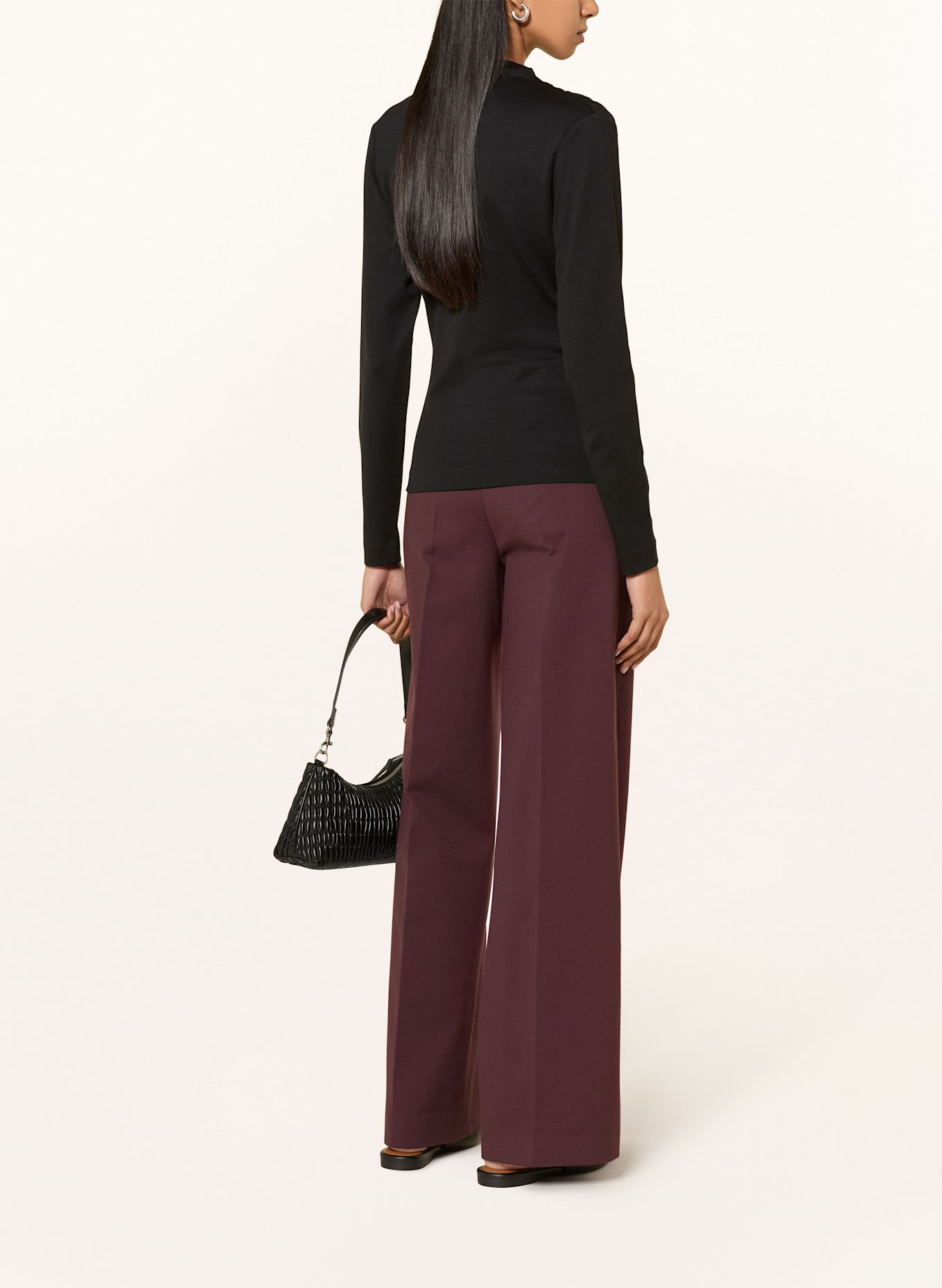 DRYKORN Longsleeve TIRY: SCHWARZ