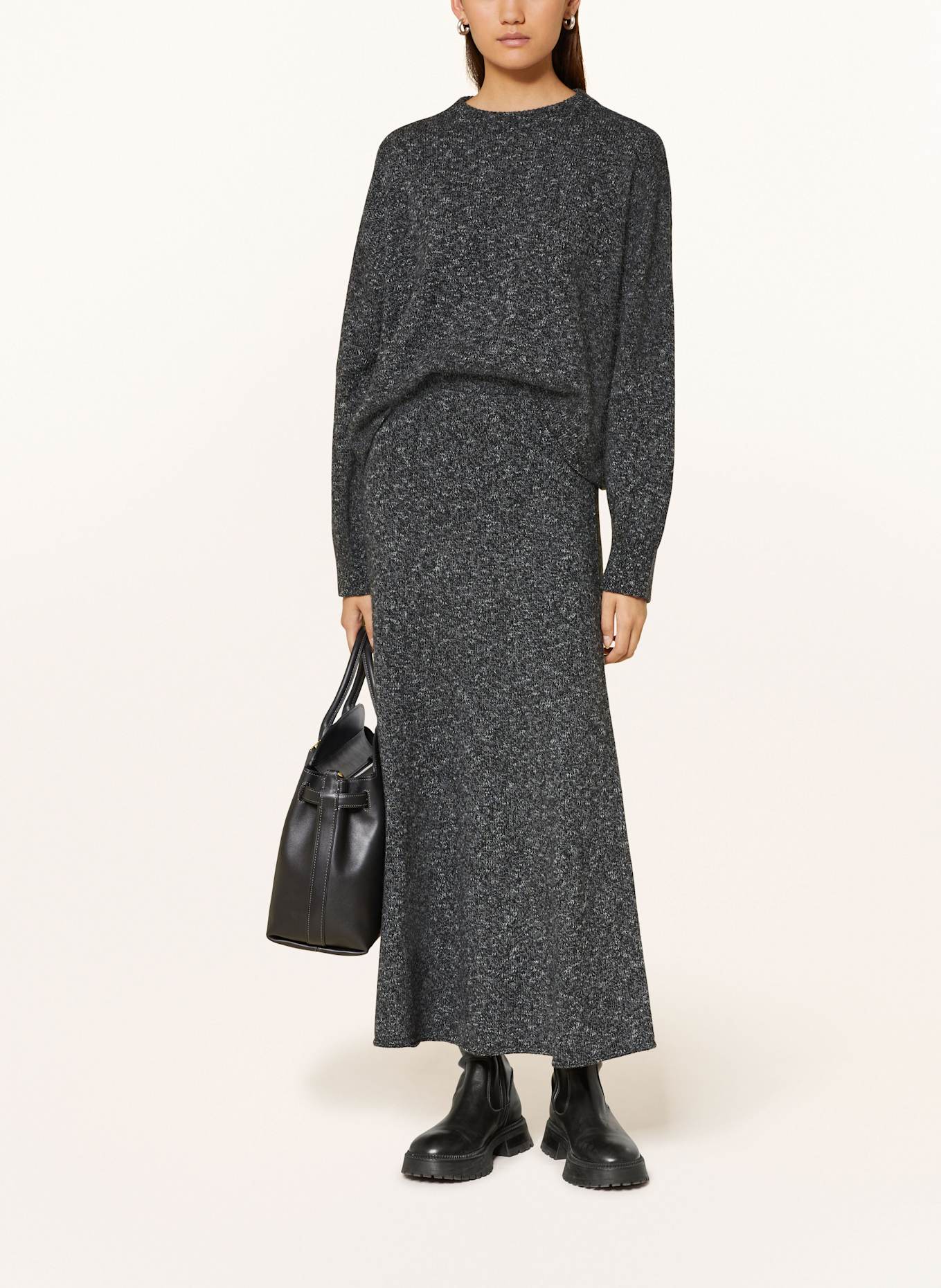 DRYKORN Pullover MALESE: DUNKELGRAU / HELLGRAU