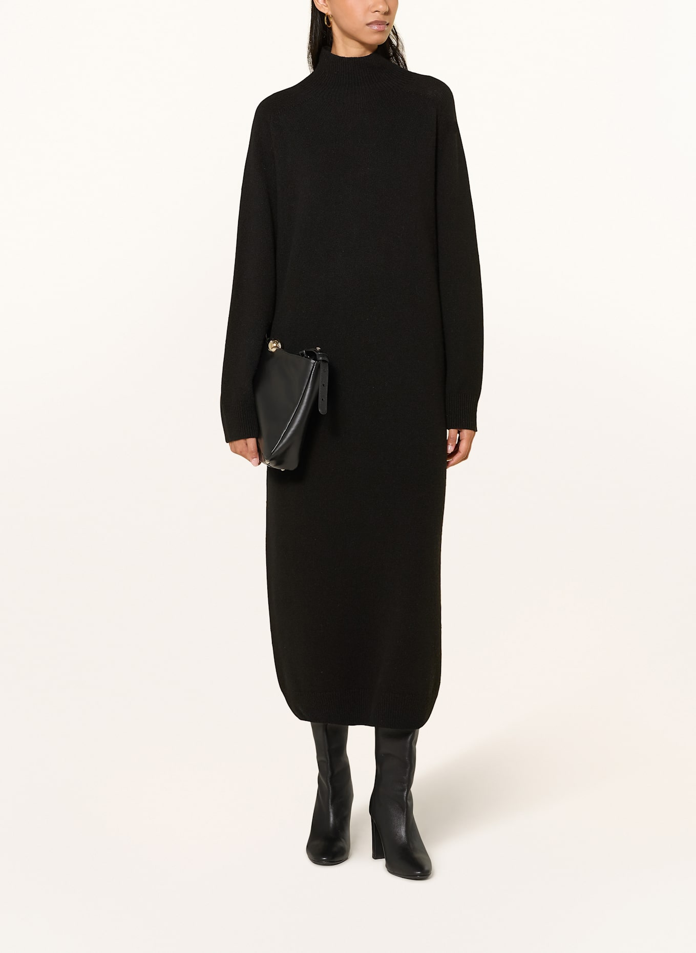 DRYKORN Strickkleid ALINOY: SCHWARZ