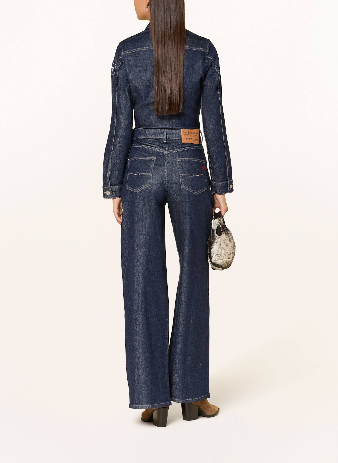 Red Bull RACING x PEPE JEANS Jeans-Jumpsuit: BLAU