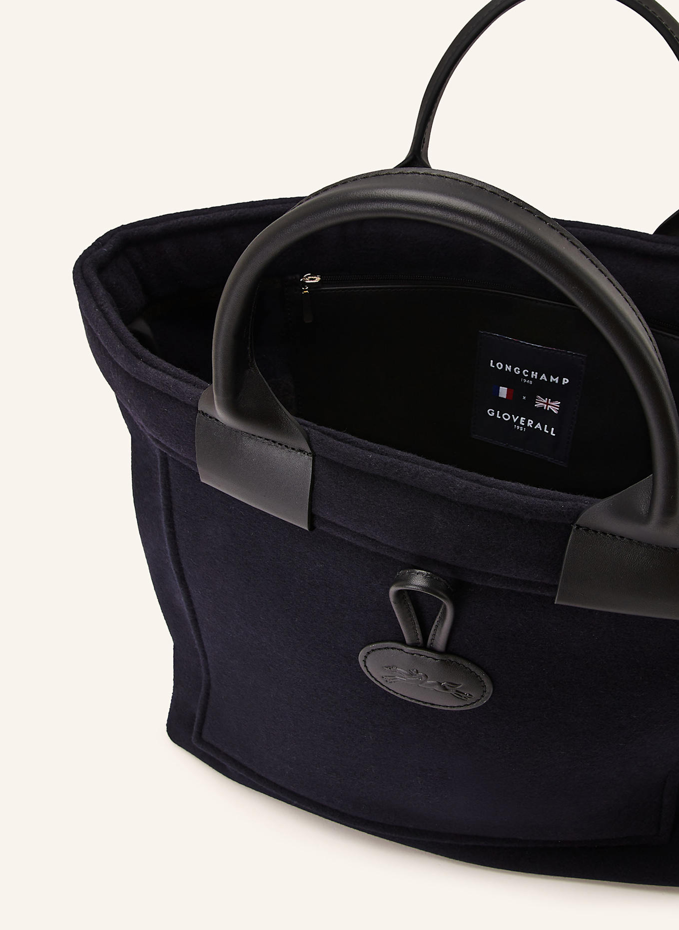 LONGCHAMP Handtasche LE ROSEAU LARGE: DUNKELBLAU