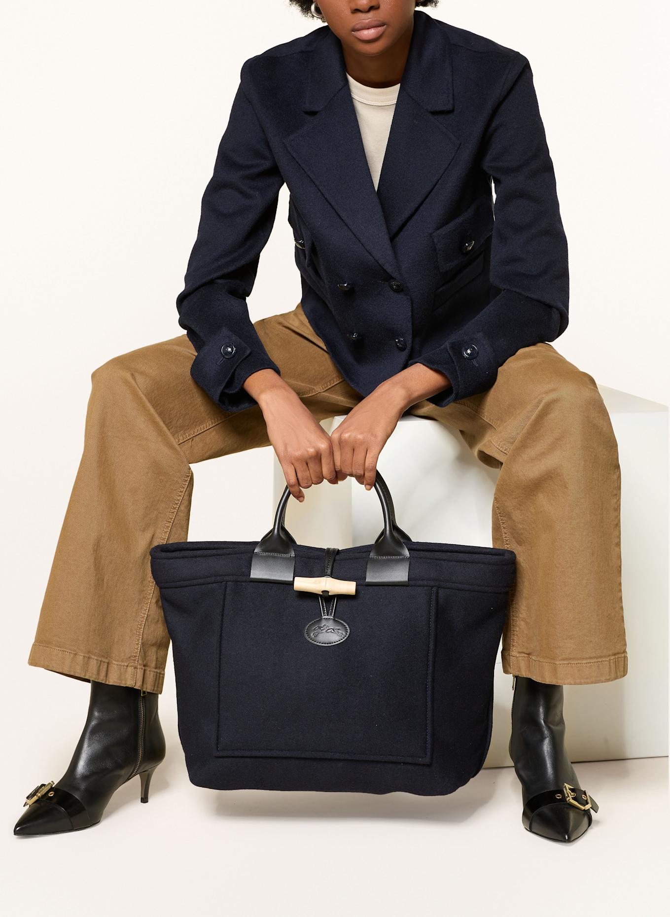 LONGCHAMP Handtasche LE ROSEAU LARGE: DUNKELBLAU