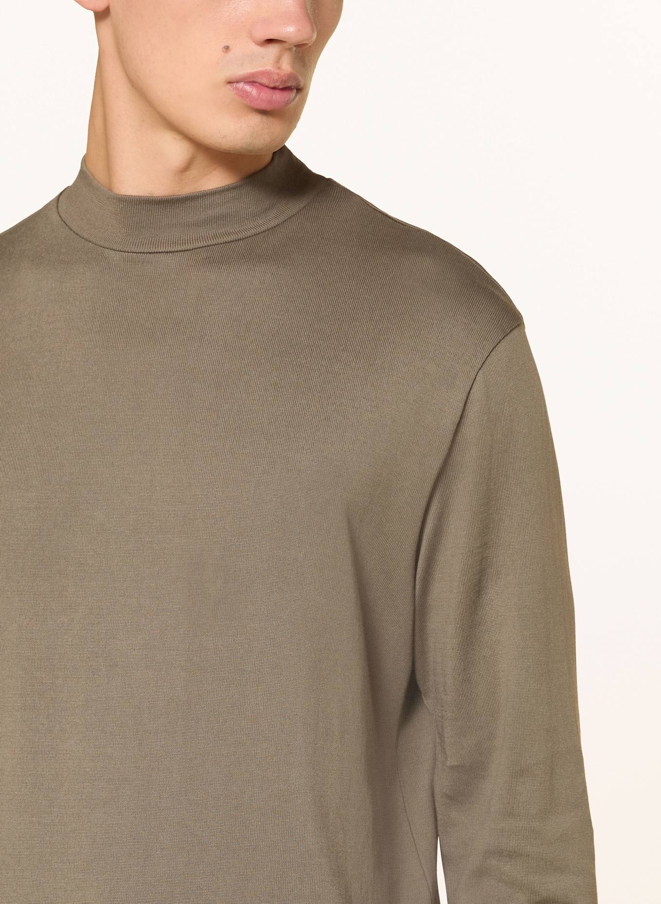 DRYKORN Longsleeve MORITZO: KHAKI