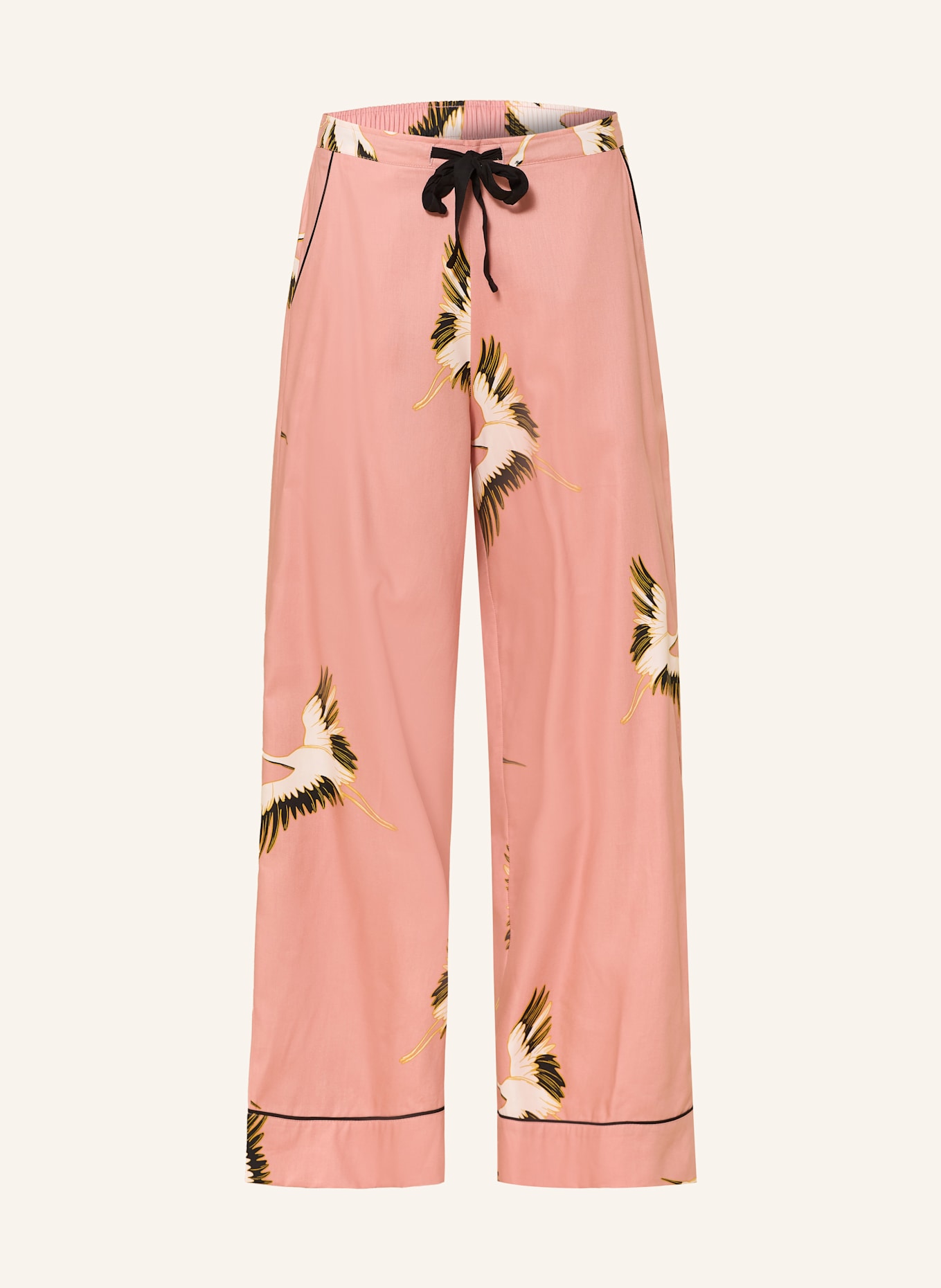 cyberjammies Schlafhose BONNIE: ROSÉ / ECRU / SCHWARZ