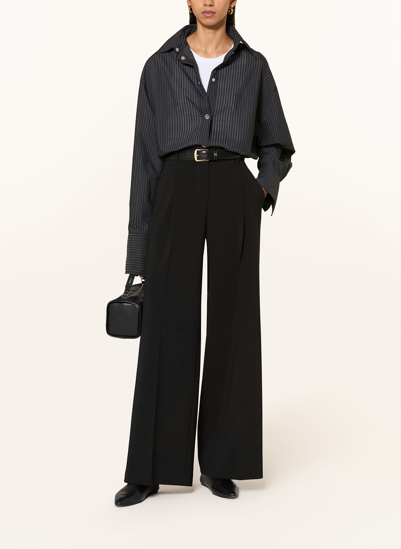 SEDUCTIVE Marlenehose ARTA: SCHWARZ