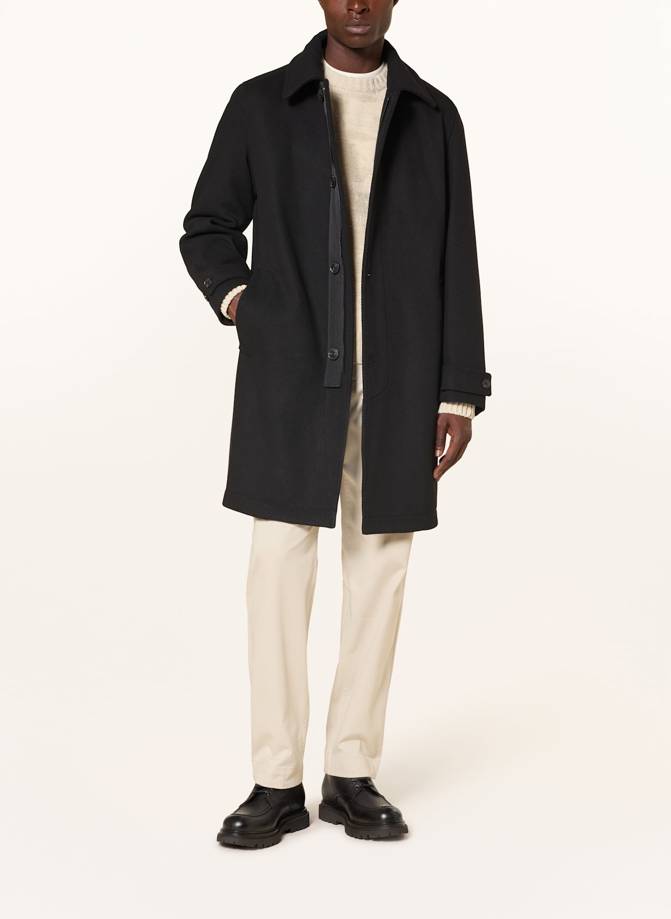 BOSS Mantel OCOZIER: SCHWARZ