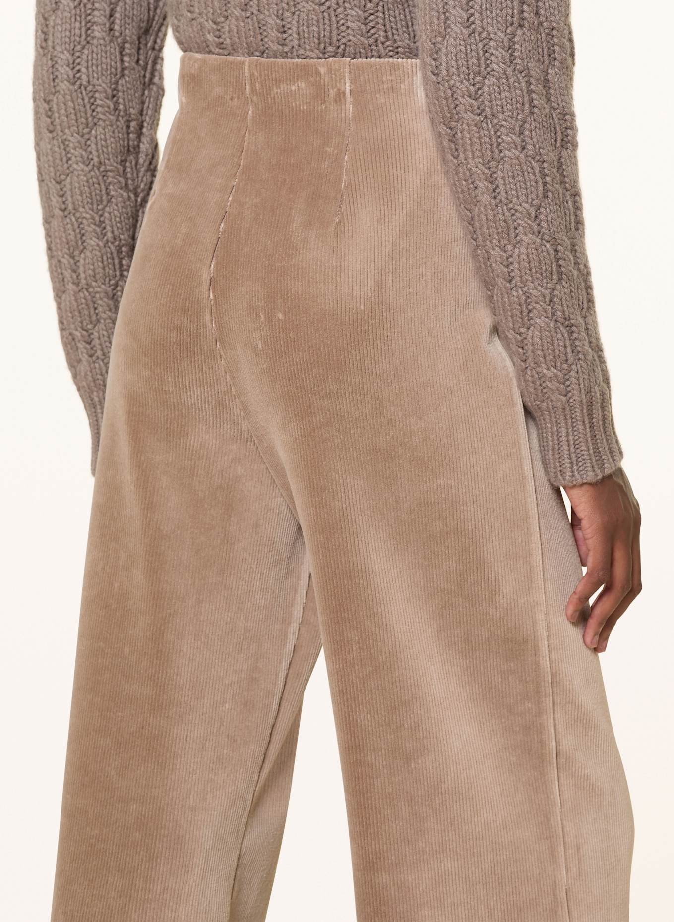 RAFFAELLO ROSSI Marlenehose ELAINE aus Cord: HELLBRAUN