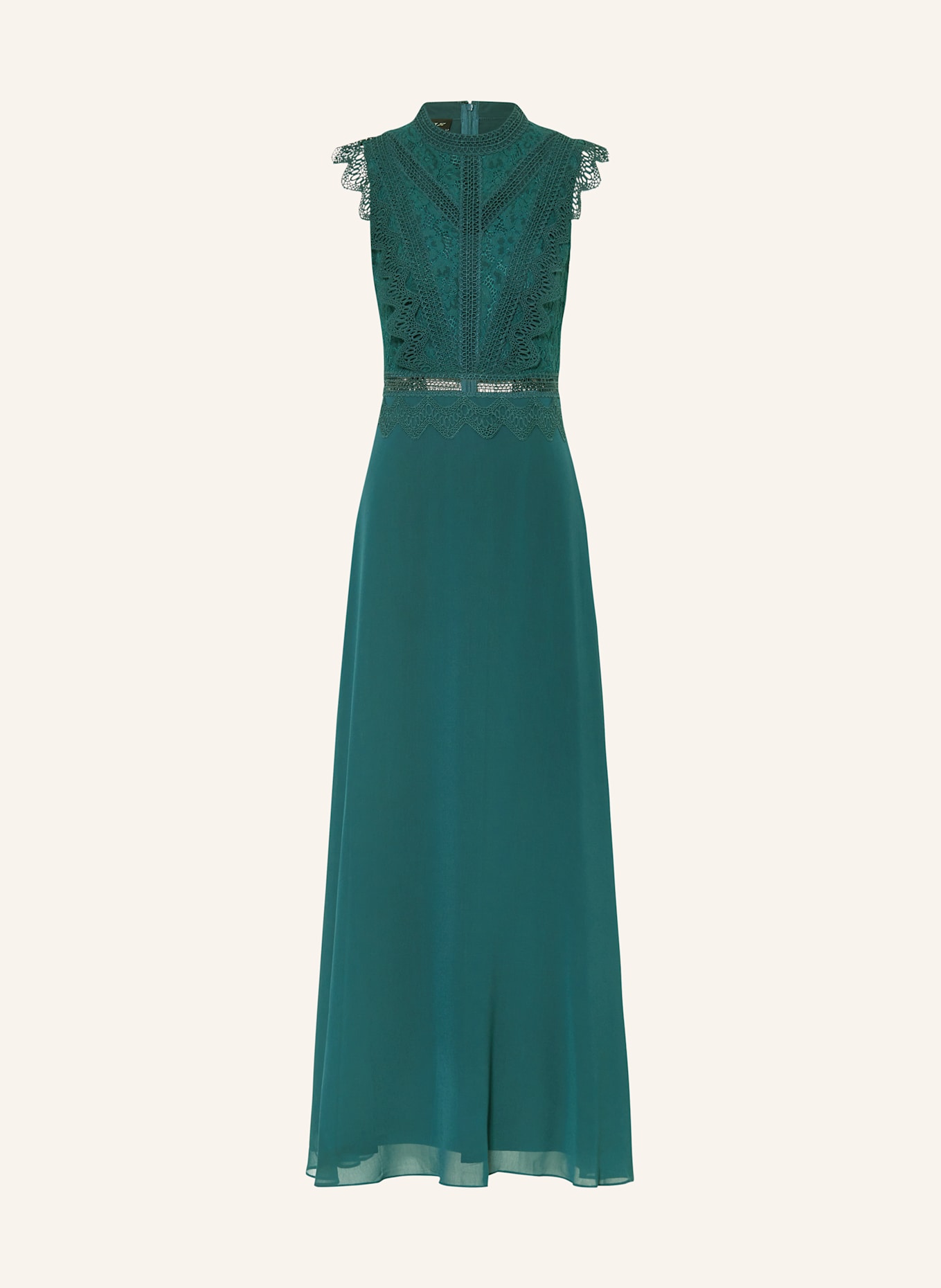 APART Abendkleid mit Lochspitze: PETROL