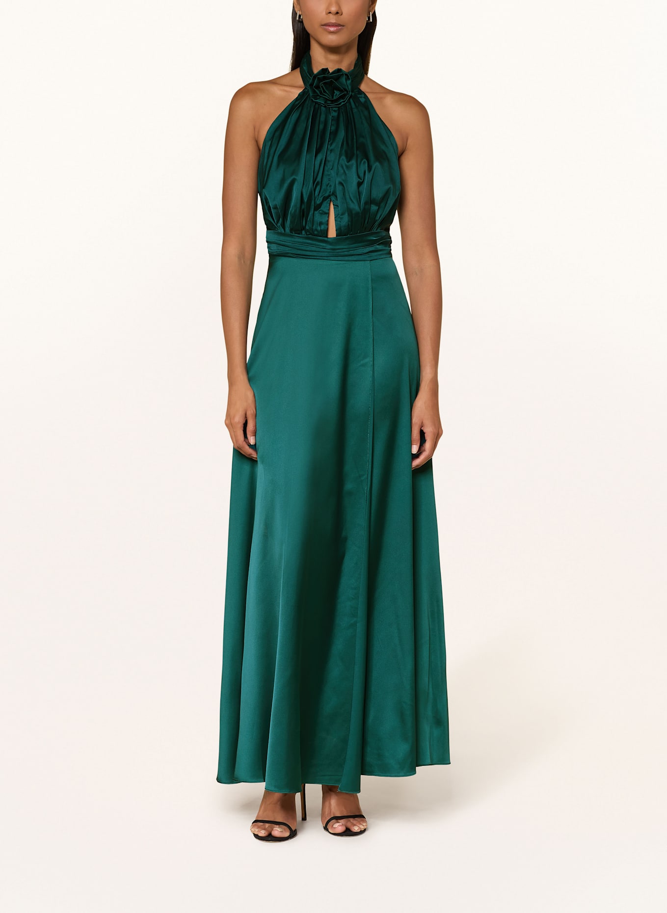 APART Abendkleid mit Cut-out: PETROL